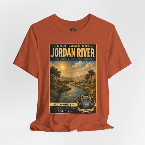 Biblical National Parks Collection III- The Promised Land #015/018 Joshua 3 | Vintage nature poster Tee | Biblical national parks graphic shirt