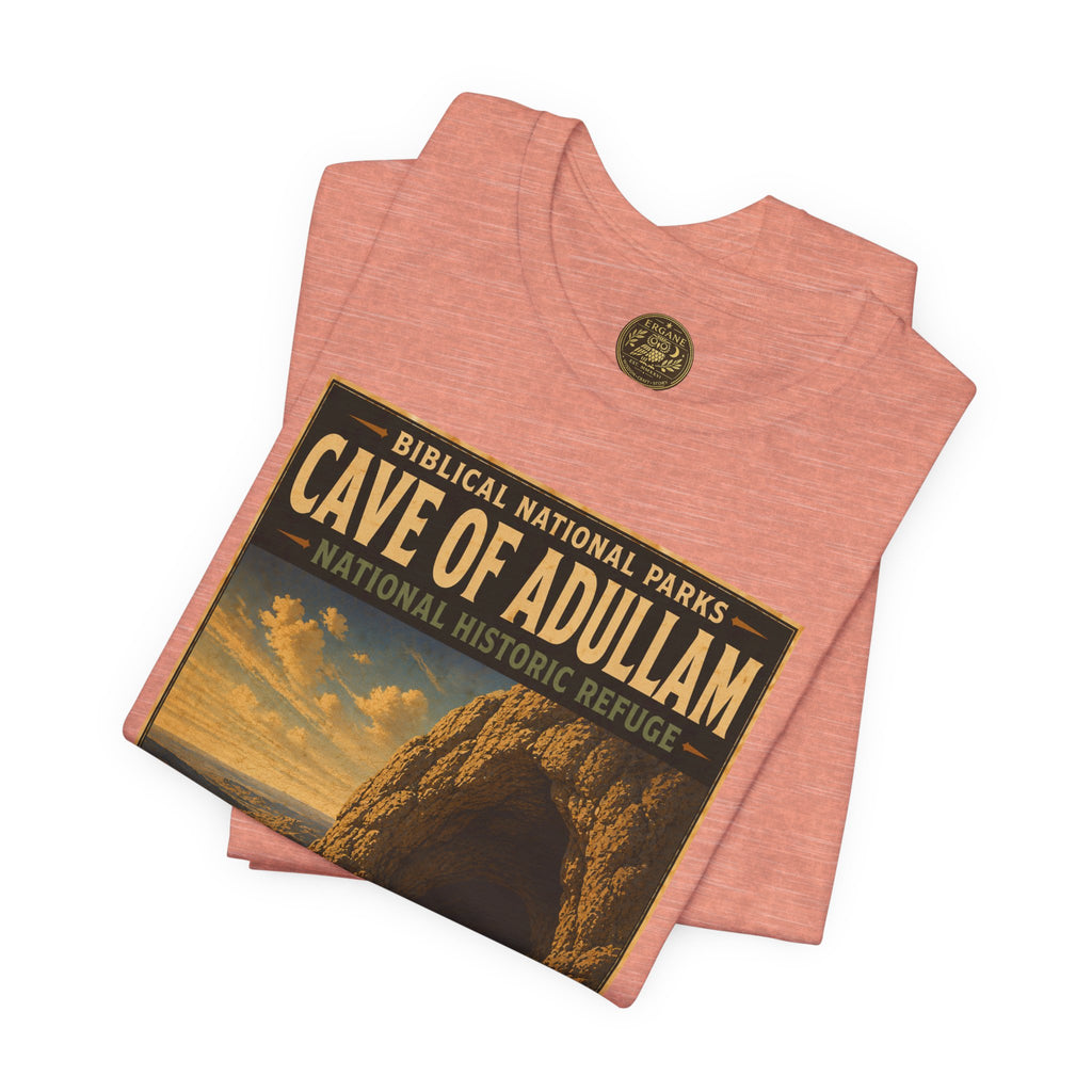 Biblical National Parks Collection IV- Heros & Battlefields #023/023 1 Samuel 22 | Vintage nature poster Tee | Biblical national parks graphic shirt