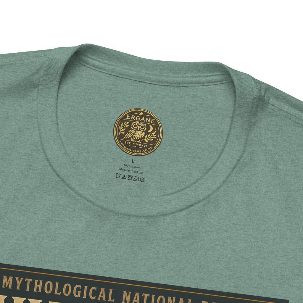 Mythological National Parks COLLECTION V- #041-050 TITANS & PRIMORDIAL REALMS | Vintage nature poster Tee | Mythological National Parks graphic shirt