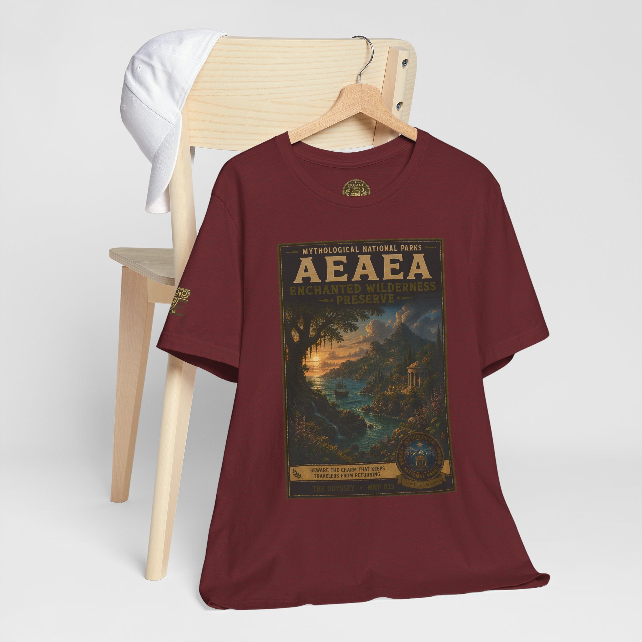 Mythological National Parks Collection IV- #033-038 - THE ODYSSEY | Vintage nature poster Tee | Mythological National Parks graphic shirt
