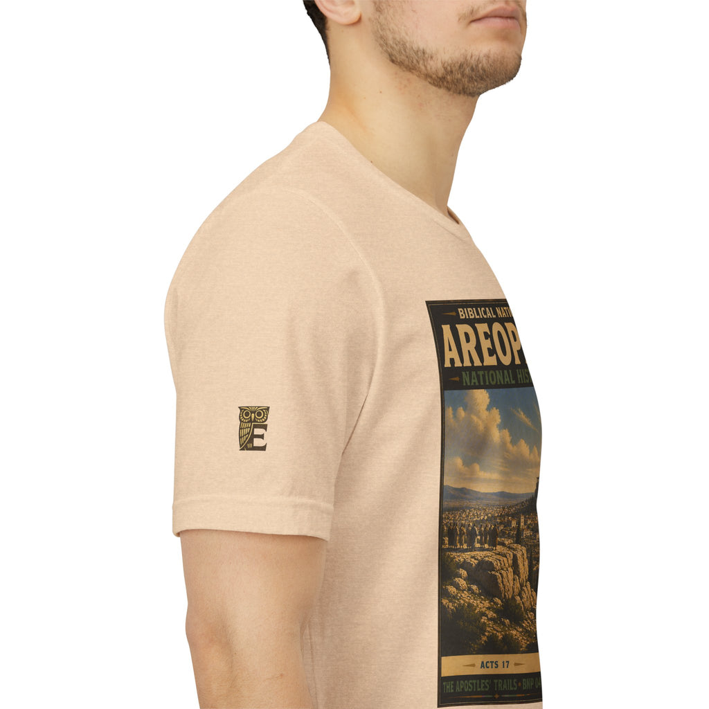 Biblical National Parks Collection VIII- The Apostles' Trails #046/049 | Acts 17 | Vintage nature poster Tee | Biblical national parks graphic shirt