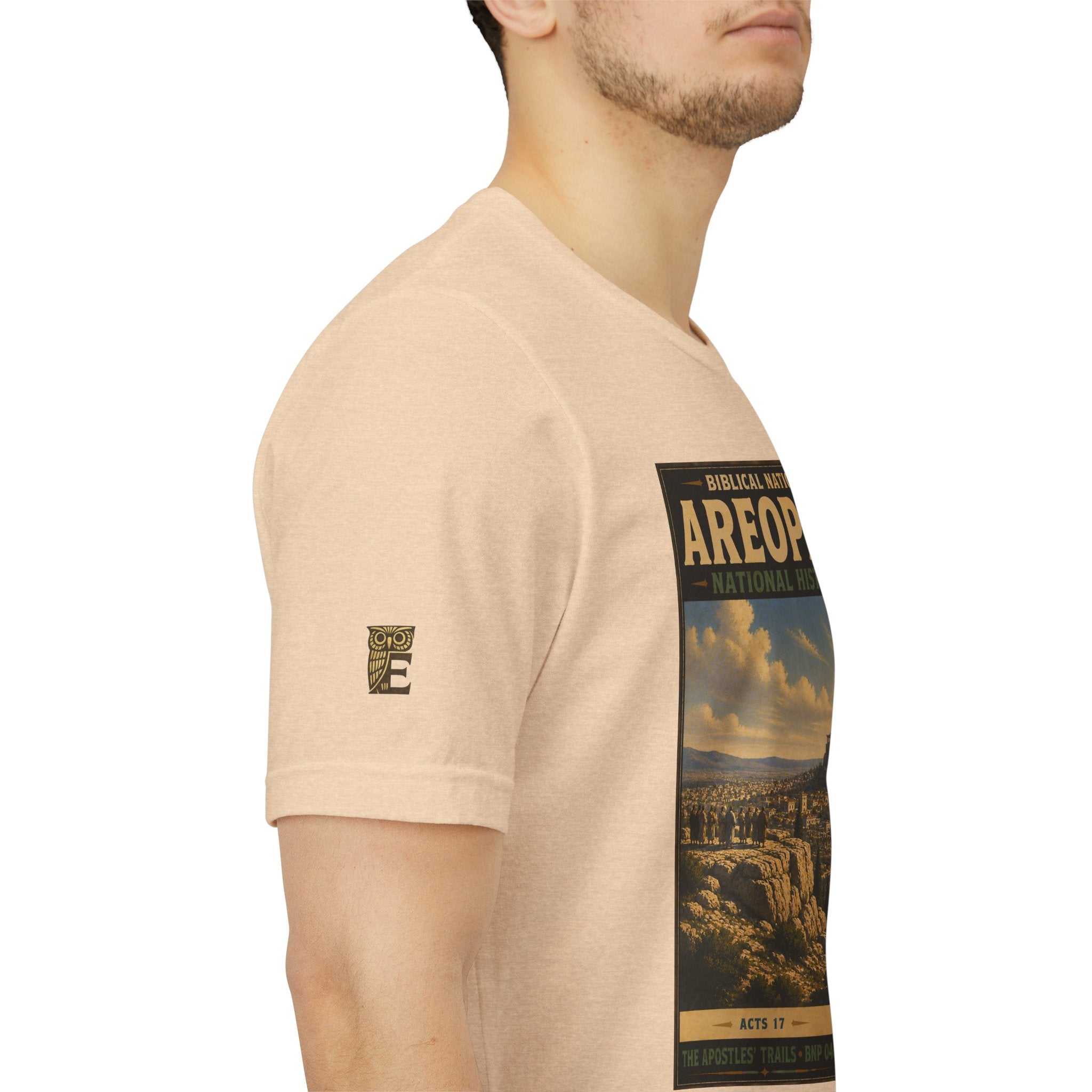Biblical National Parks Collection VIII- The Apostles' Trails #046/049 | Acts 17 | Vintage nature poster Tee | Biblical national parks graphic shirt
