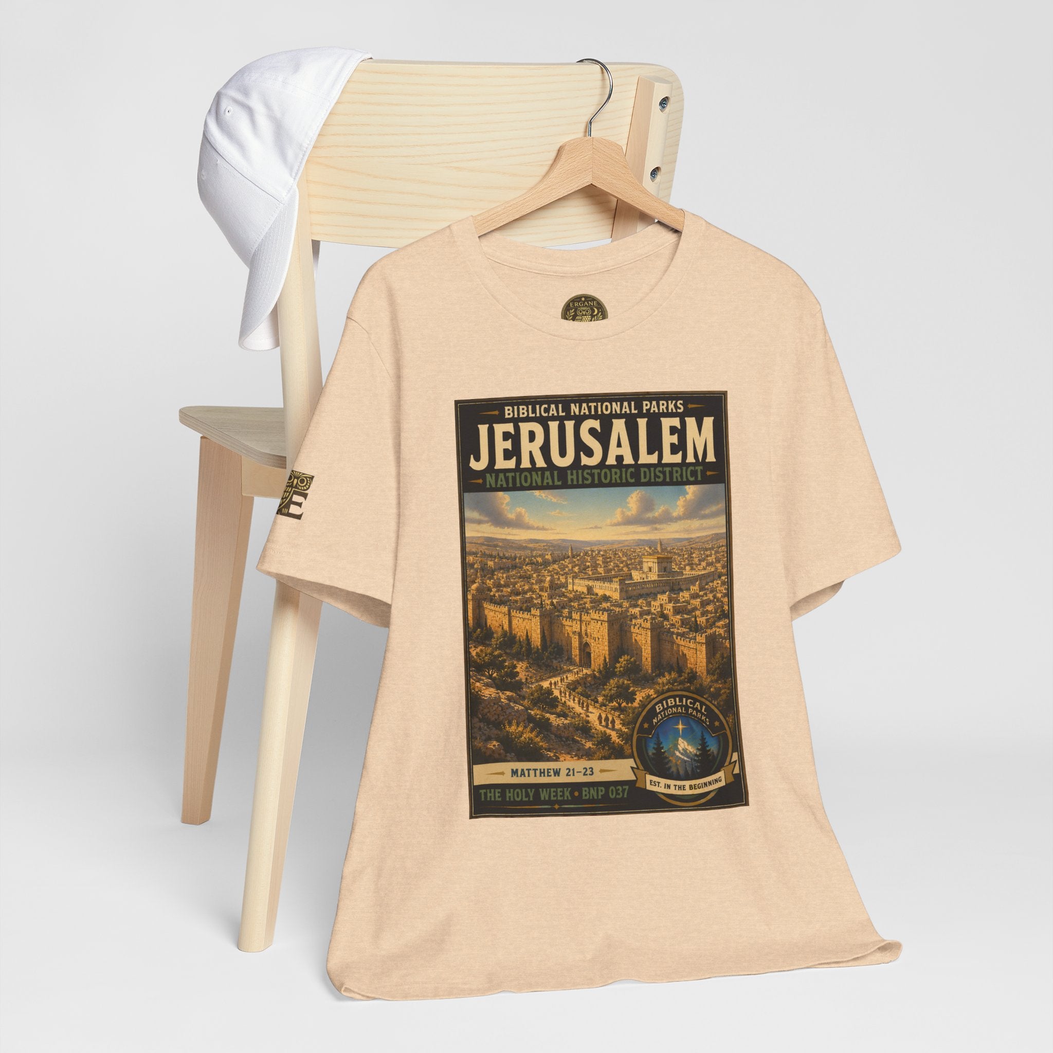 Biblical National Parks Collection VII- The Holy Week #037/041 | Matthew 21-23 | Vintage nature poster Tee | Biblical national parks graphic shirt