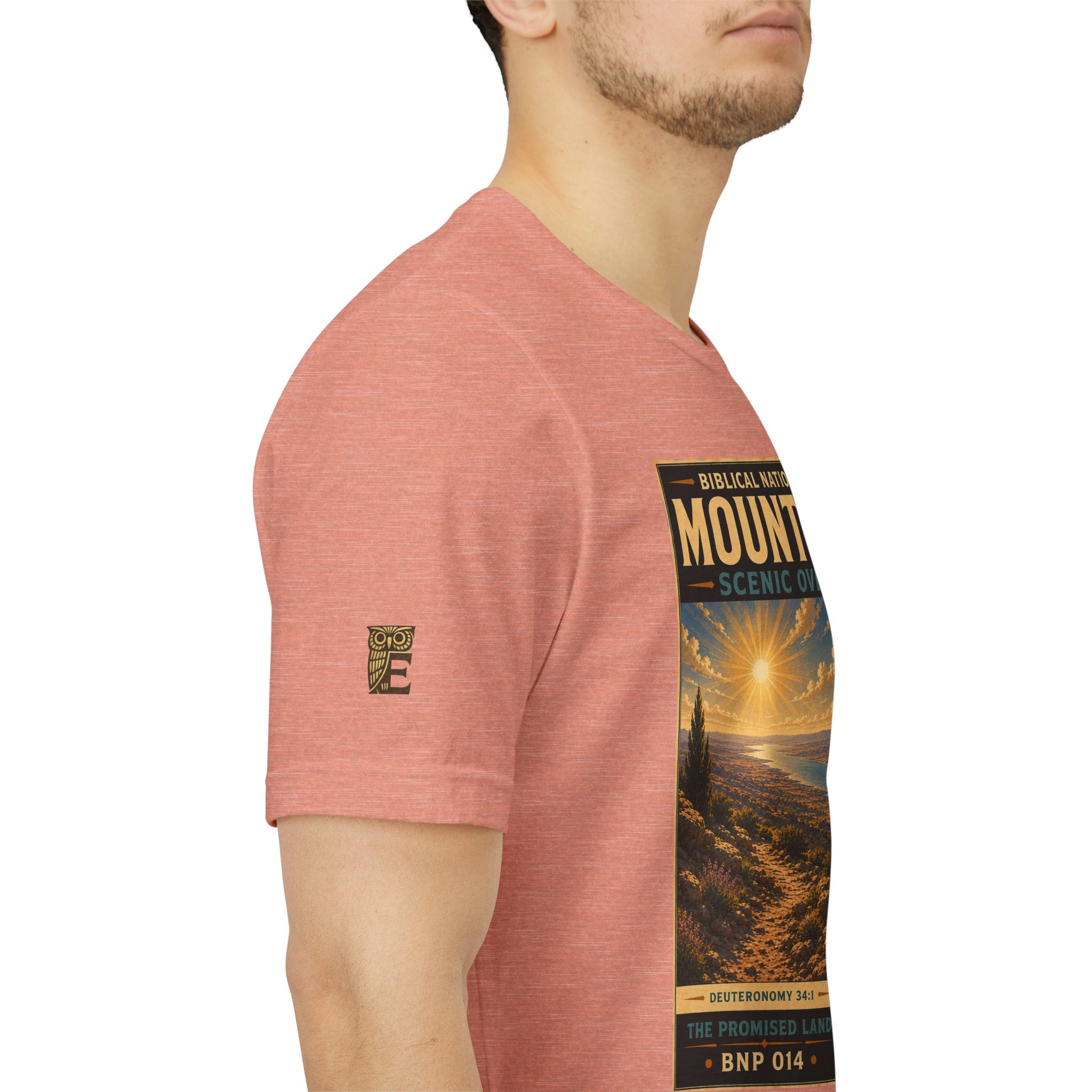 Biblical National Parks Collection III- The Promised Land #014/018 Deuteronomy 34:1 | Vintage nature poster Tee | Biblical national parks graphic shirt