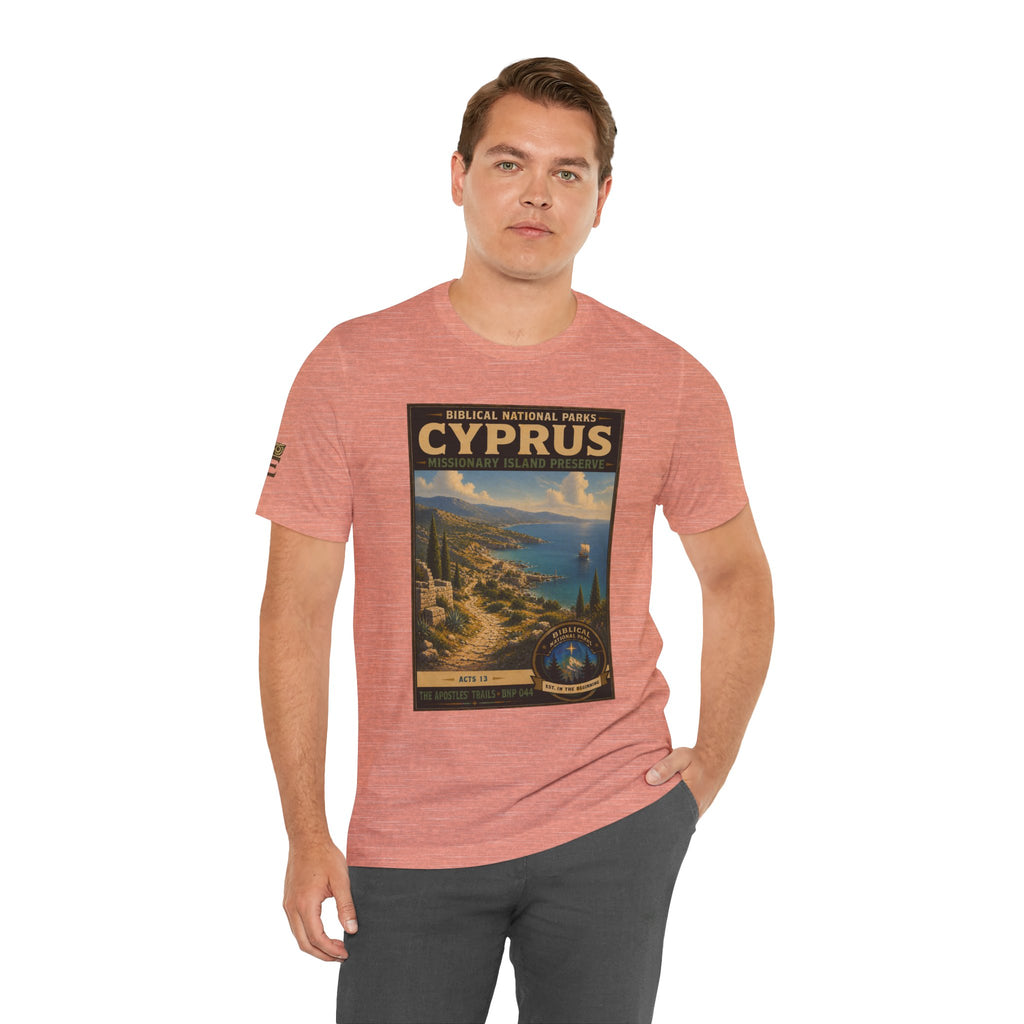 Biblical National Parks Collection VIII- The Apostles' Trails #044/049 | Acts 13 | Vintage nature poster Tee | Biblical national parks graphic shirt