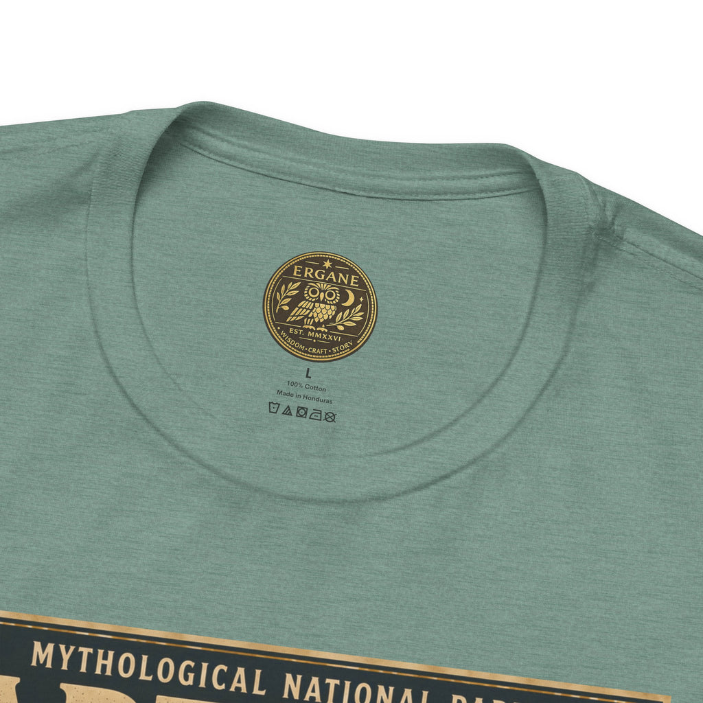 Mythological National Parks Collection I- #005-007 -The Olympians | Vintage nature poster Tee | Mythological National Parks graphic shirt