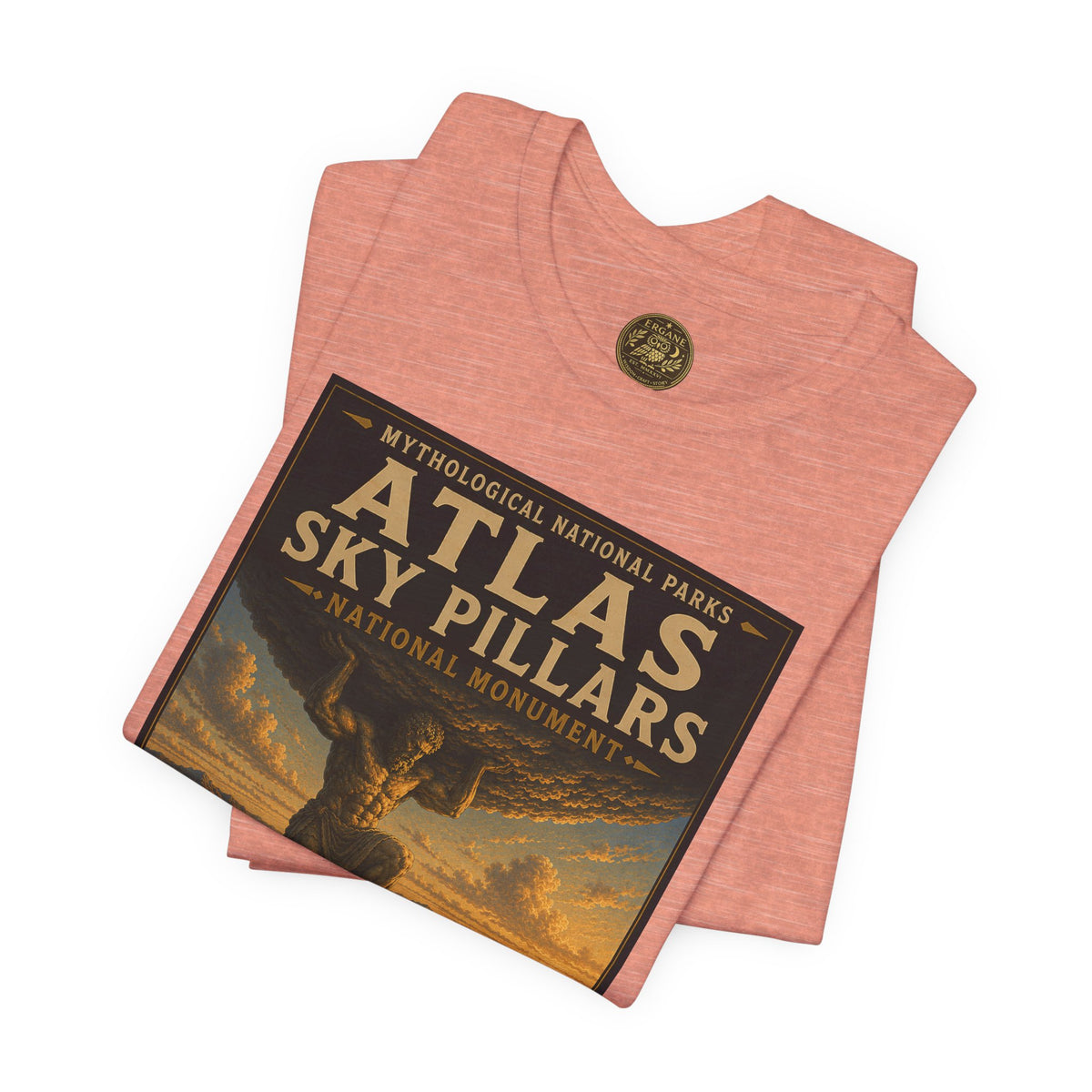 Mythological National Parks COLLECTION V- #044-050 TITANS & PRIMORDIAL REALMS | Vintage nature poster Tee | Mythological National Parks graphic shirt