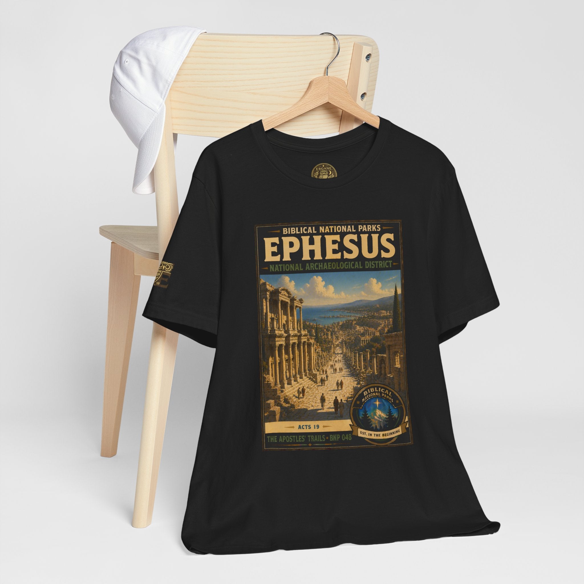 Biblical National Parks Collection VIII- The Apostles' Trails #048/049 | Acts 19 | Vintage nature poster Tee | Biblical national parks graphic shirt