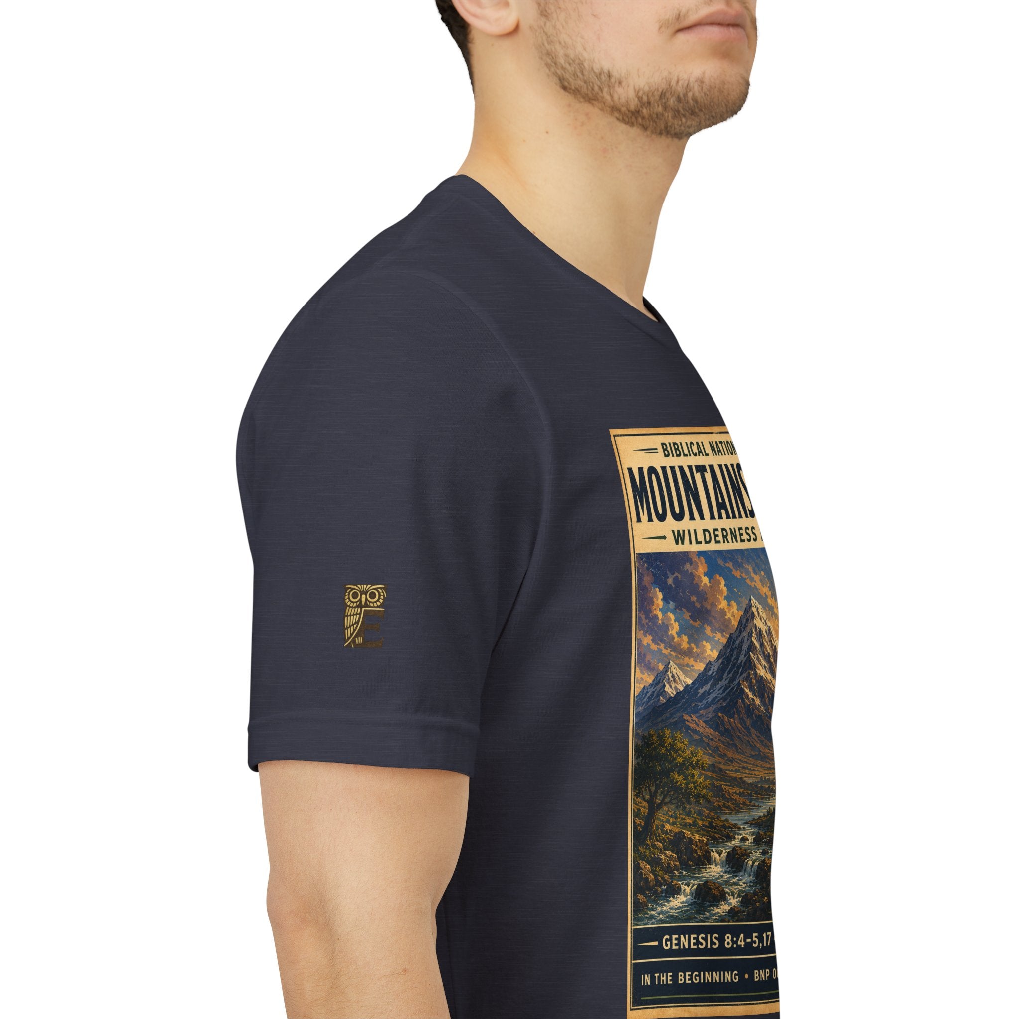 Biblical National Parks Collection I- In The Beginning #004/006 Genesis 8:4-5,17 | Vintage nature poster Tee | Biblical national parks graphic shirt