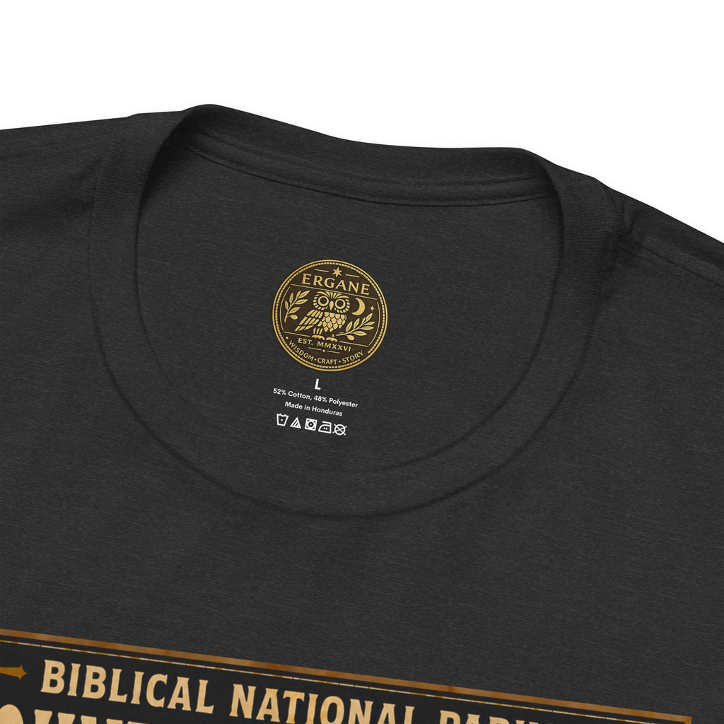 Biblical National Parks Collection VI- Galilee #033/035 Matthew 5-7 | Vintage nature poster Tee | Biblical national parks graphic shirt