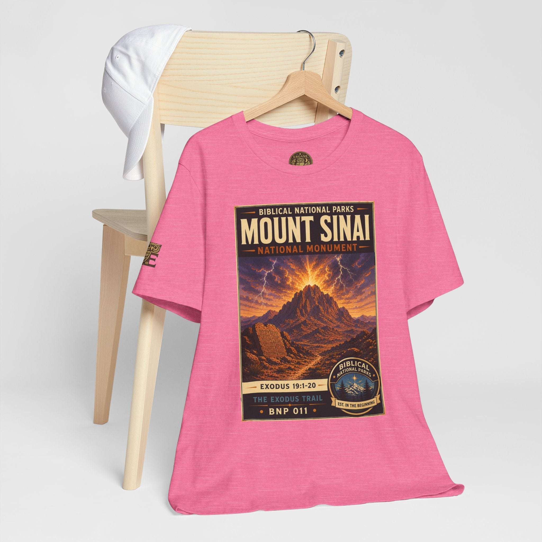 Biblical National Parks Collection II- The Exodus Trail #011/013 Exodus 19: 1-20 | Vintage nature poster Tee | Biblical national parks graphic shirt