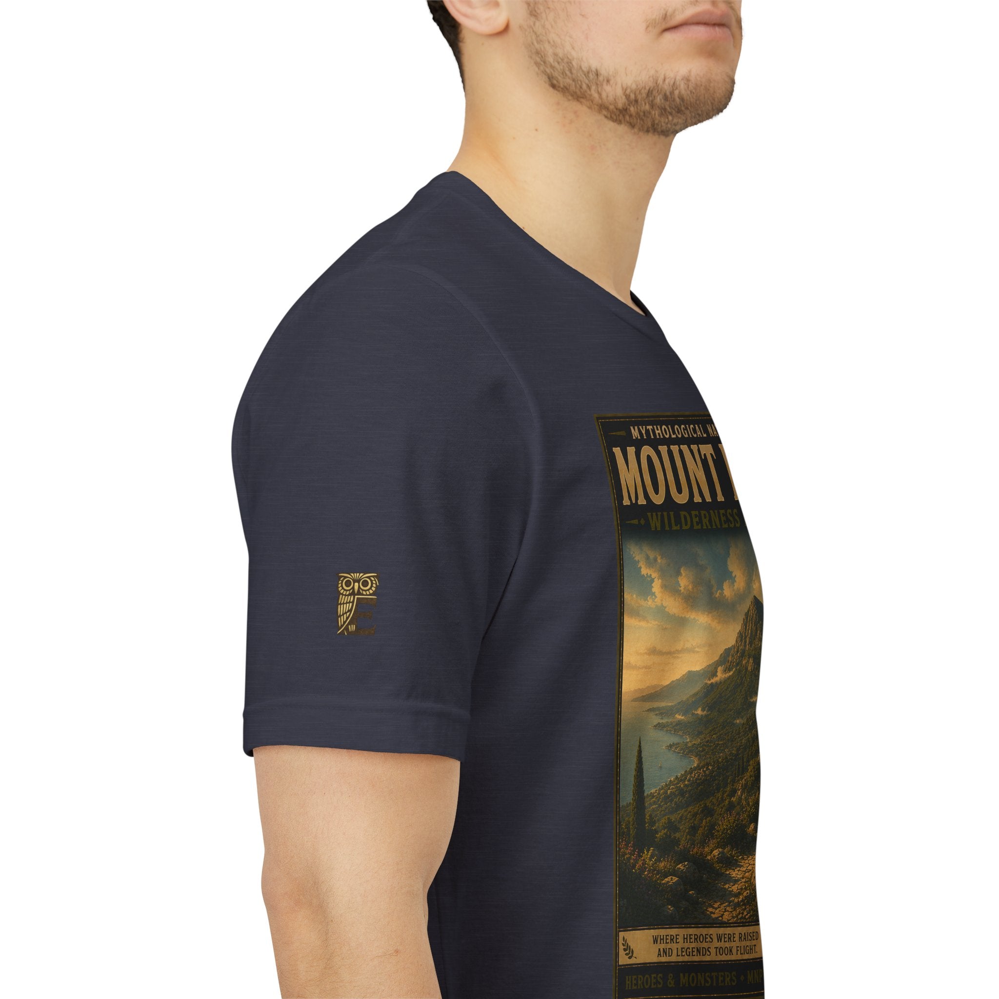 Mythological National Parks Collection III- #027-028 - Heros & Monsters | Vintage nature poster Tee | Mythological National Parks graphic shirt
