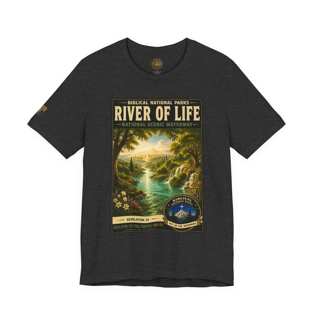 Biblical National Parks Collection X- #061/061 - Revelation: The Final Frontier | Revelation 22 | Vintage nature poster Tee | Biblical national parks graphic shirt 2