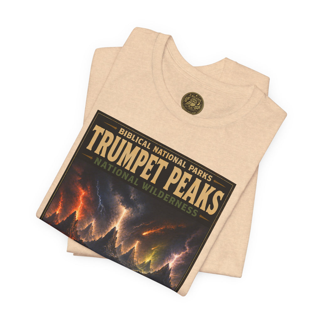 Biblical National Parks Collection X- #058/061 - Revelation: The Final Frontier | Revelation 8-9 | Vintage nature poster Tee | Biblical national parks graphic shirt
