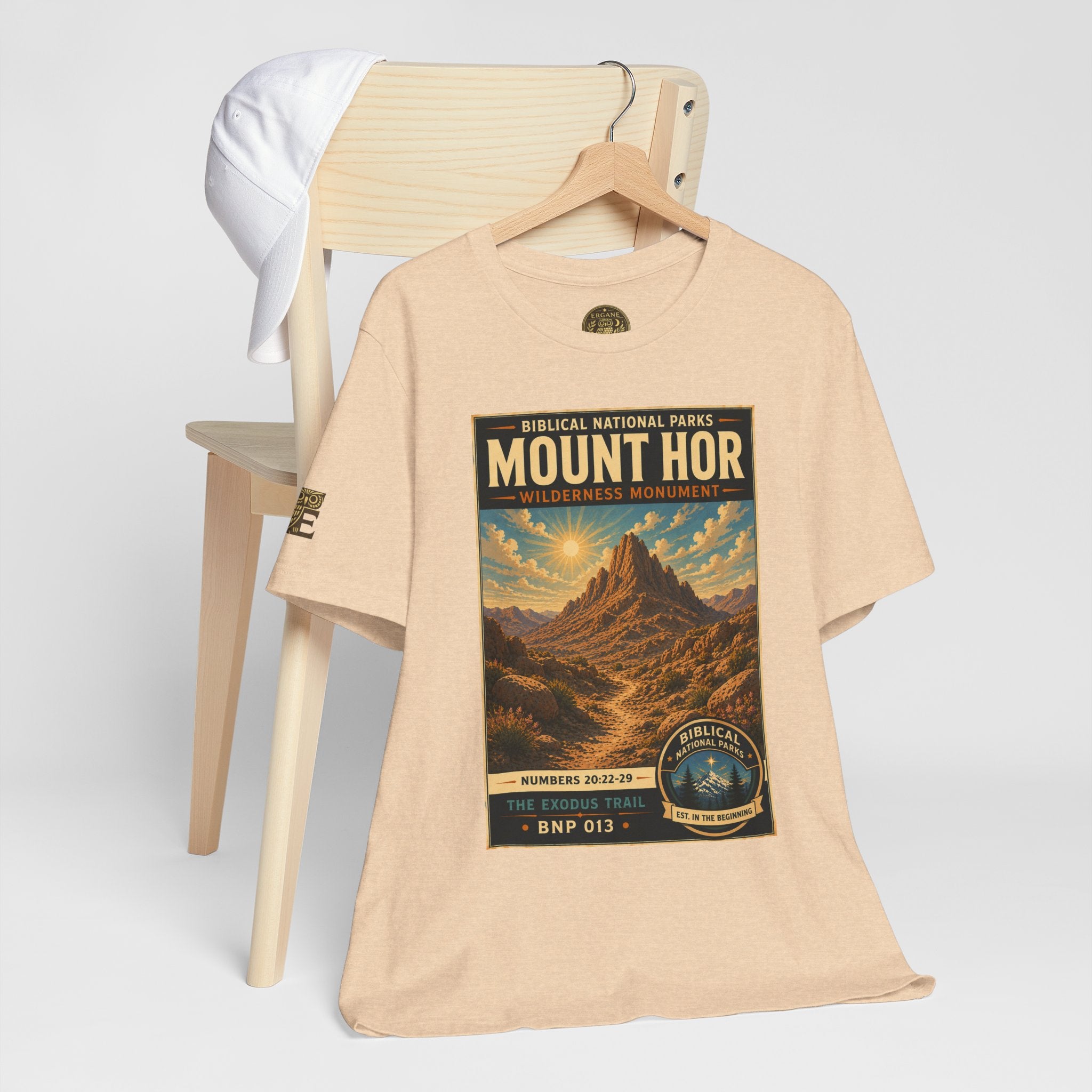 Biblical National Parks Collection II- The Exodus Trail #013/013 Exodus 20: 22-29 | Vintage nature poster Tee | Biblical national parks graphic shirt