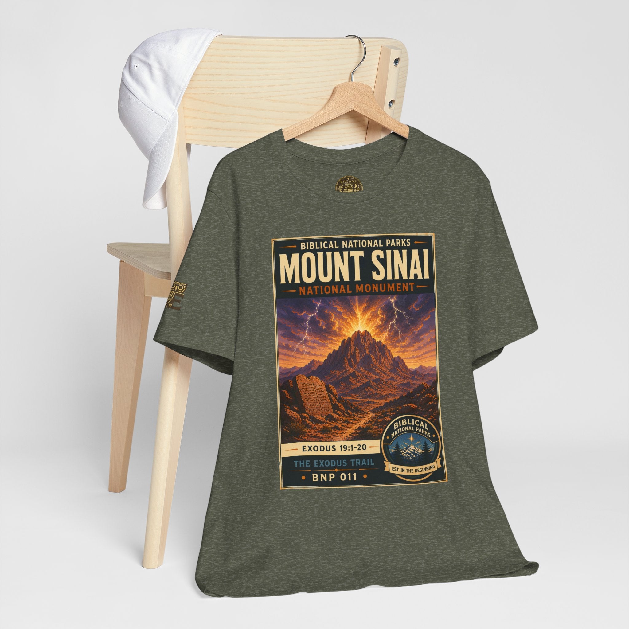 Biblical National Parks Collection II- The Exodus Trail #011/013 Exodus 19: 1-20 | Vintage nature poster Tee | Biblical national parks graphic shirt