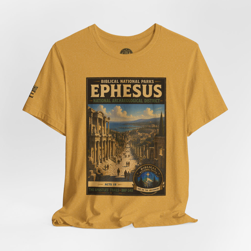 Biblical National Parks Collection VIII- The Apostles' Trails #048/049 | Acts 19 | Vintage nature poster Tee | Biblical national parks graphic shirt