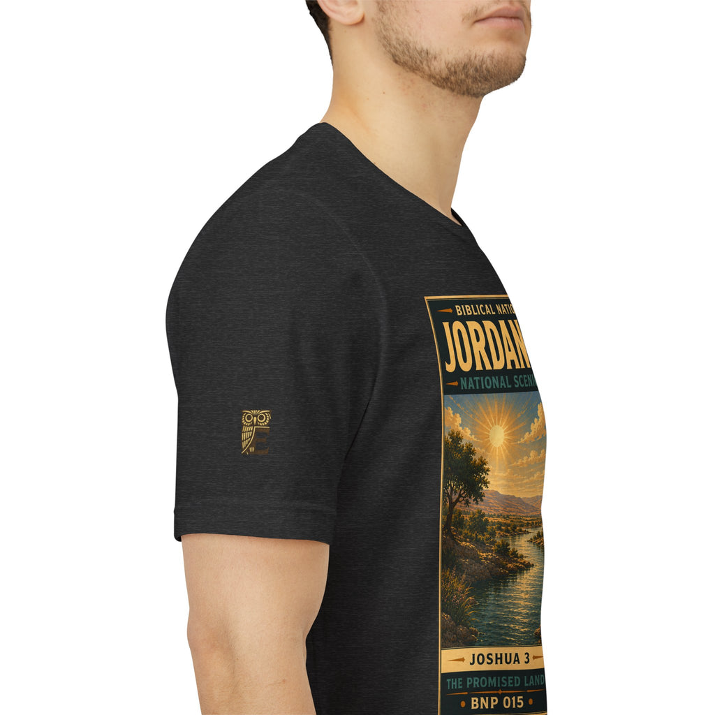 Biblical National Parks Collection III- The Promised Land #015/018 Joshua 3 | Vintage nature poster Tee | Biblical national parks graphic shirt