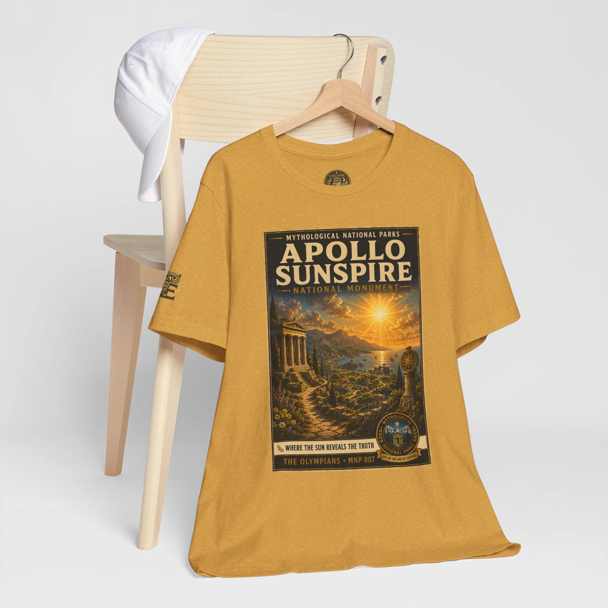 Mythological National Parks Collection I- #007-007 -The Olympians | Vintage nature poster Tee | Mythological National Parks graphic shirt