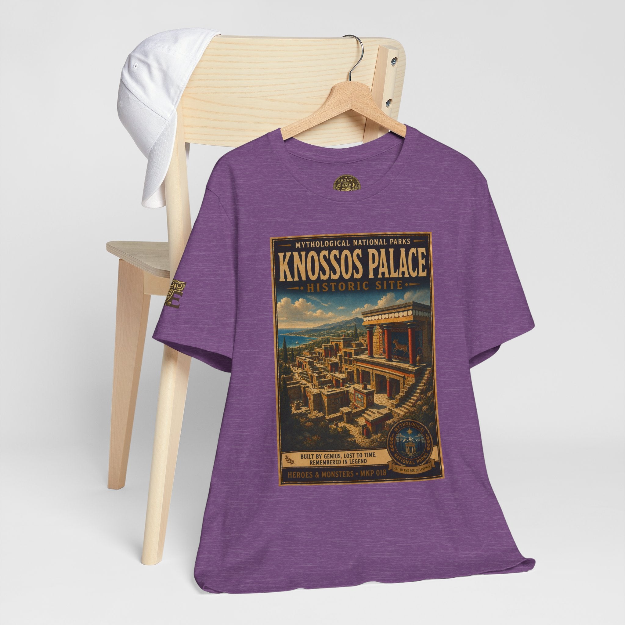 Mythological National Parks Collection III- #018-028 - Heros & Monsters | Vintage nature poster Tee | Mythological National Parks graphic shirt