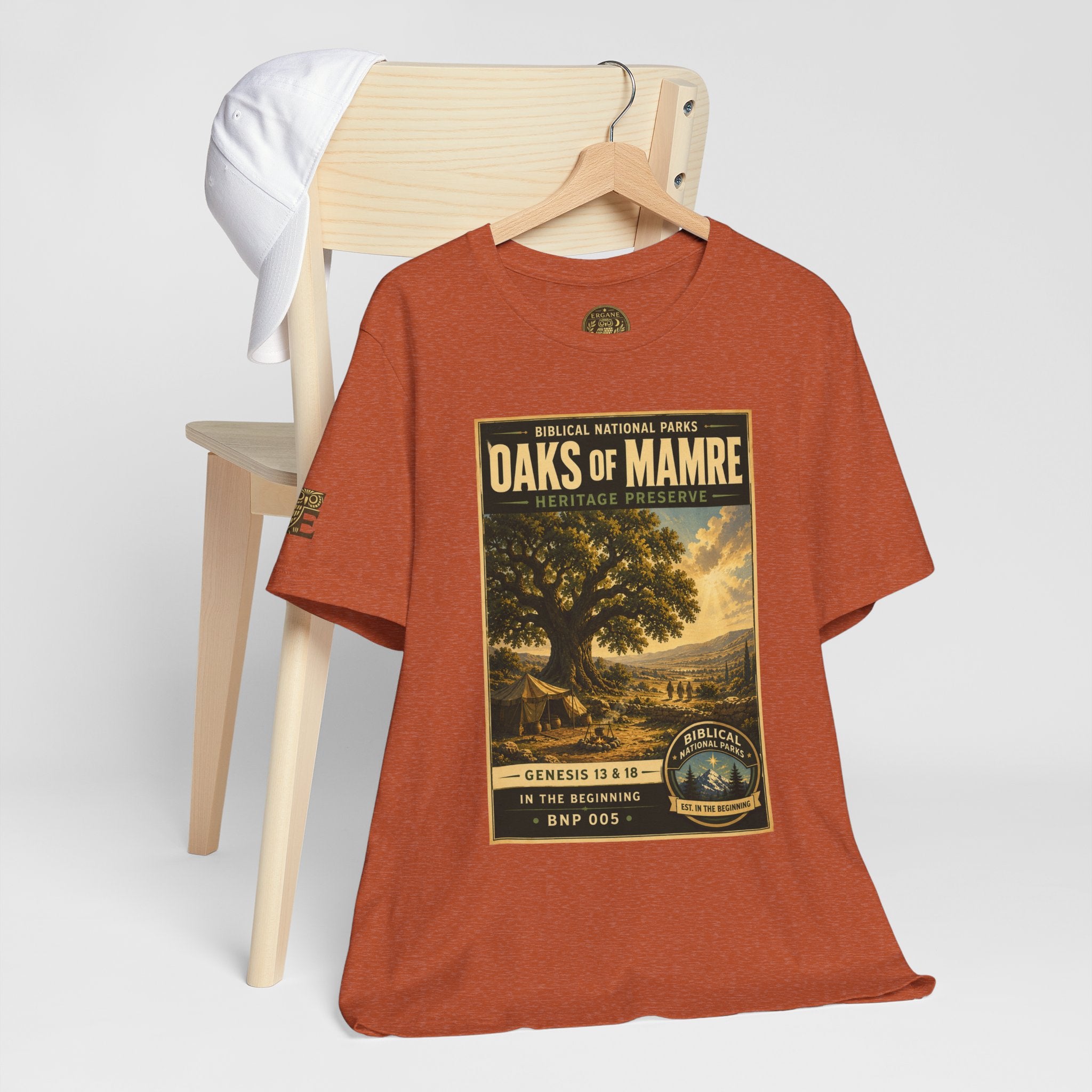 Biblical National Parks Collection I- In The Beginning #005/006 Genesis 13 & 18 | Vintage nature poster Tee | Biblical national parks graphic shirt