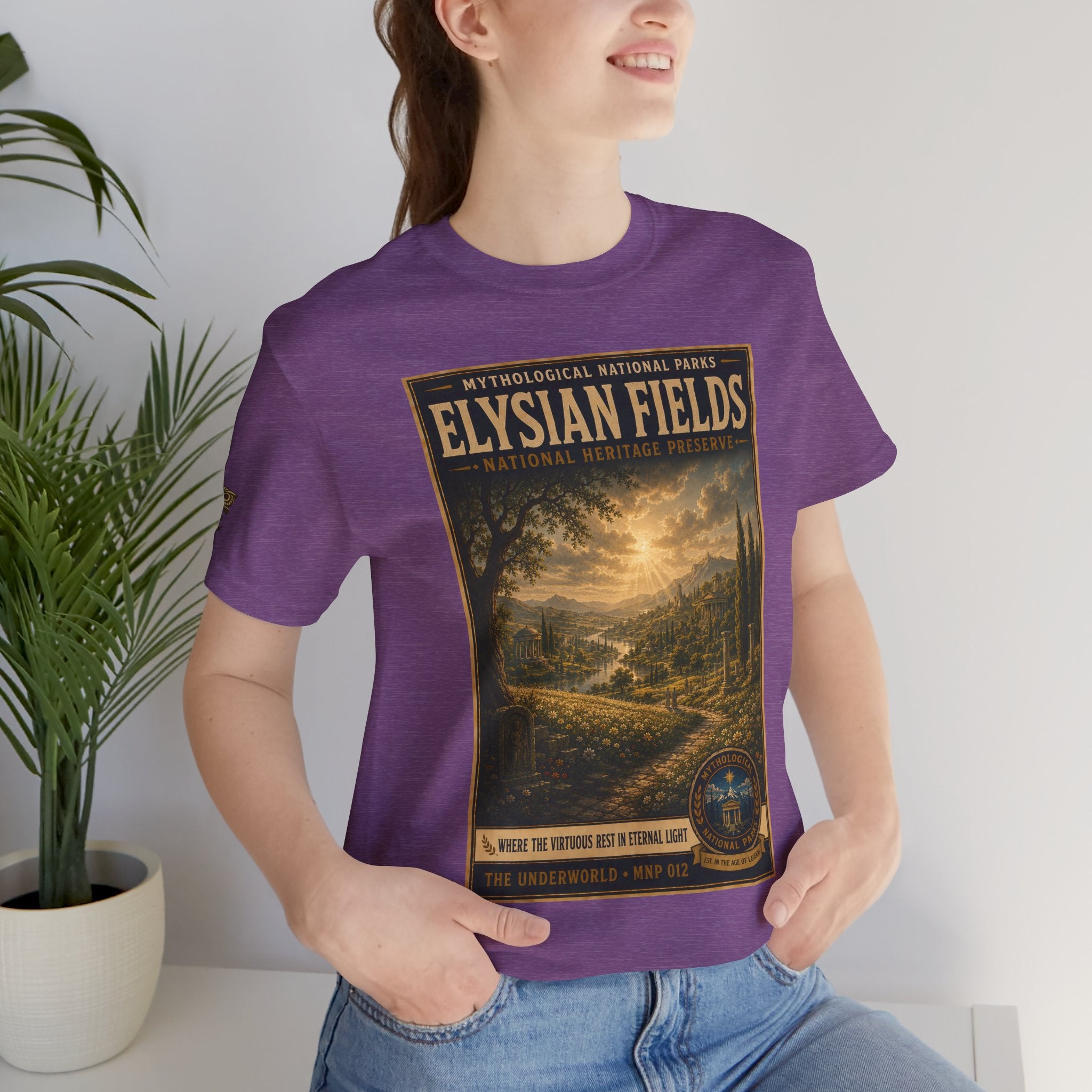 Mythological National Parks Collection II- #012-016 -The Underworld | Vintage nature poster Tee | Mythological National Parks graphic shirt