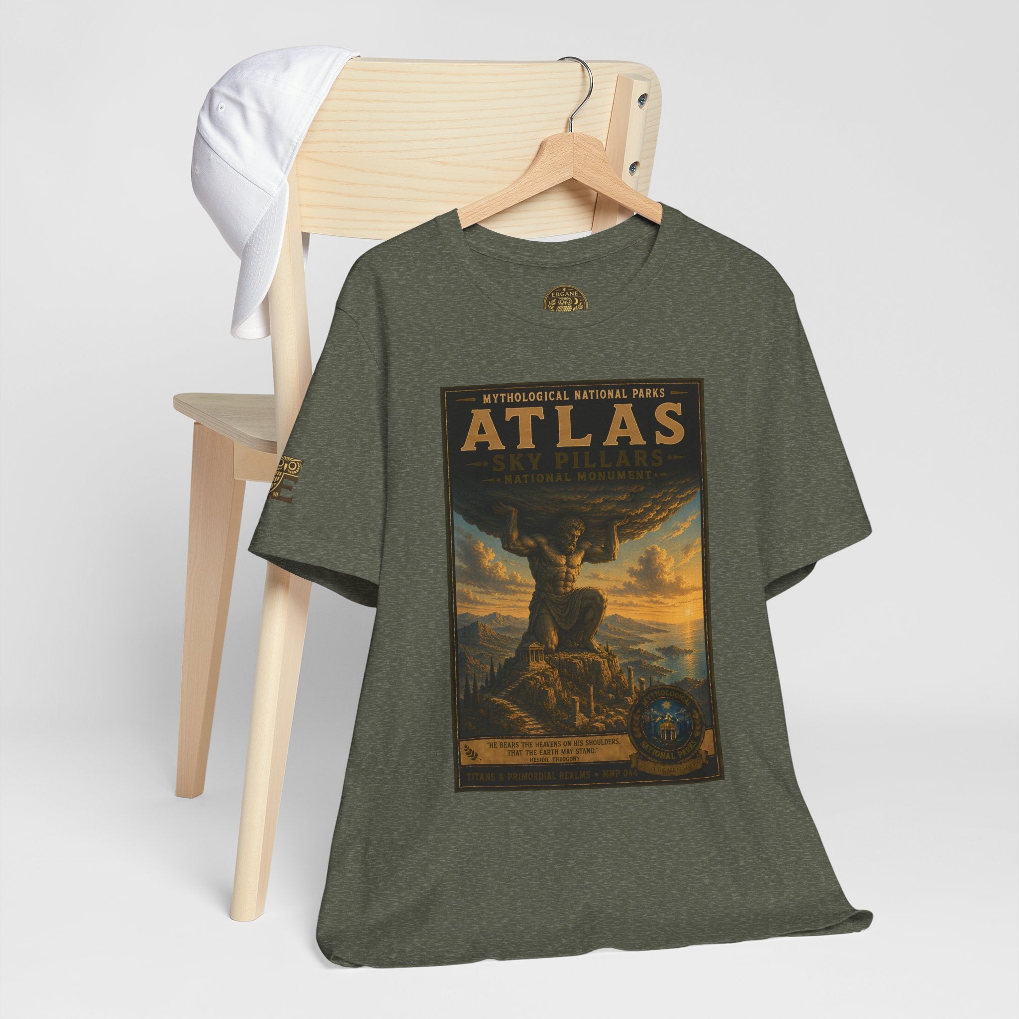 Mythological National Parks COLLECTION V- #044-050 TITANS & PRIMORDIAL REALMS | Vintage nature poster Tee | Mythological National Parks graphic shirt