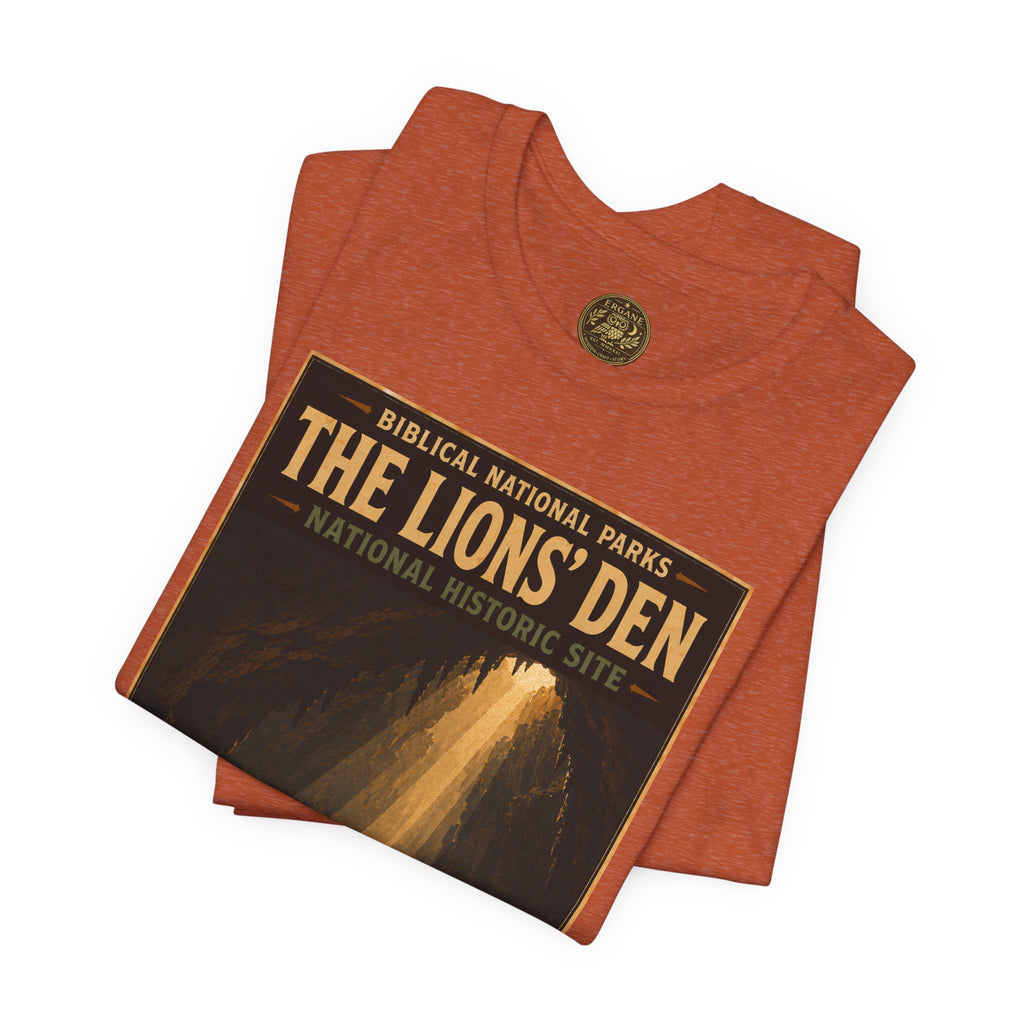 Biblical National Parks Collection V- Prophets & Wonders #027/030 Daniel 6 | Vintage nature poster Tee | Biblical national parks graphic shirt