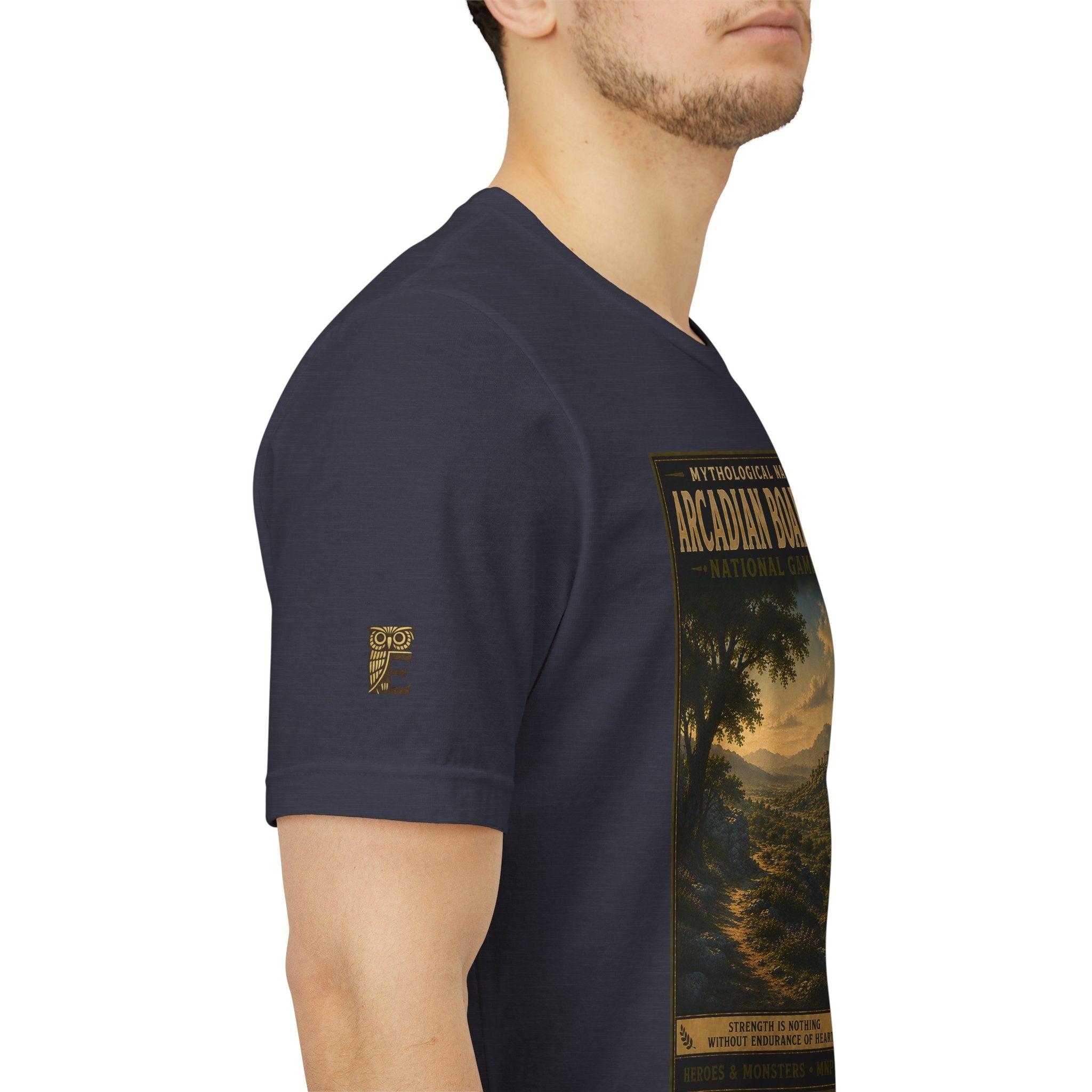 Mythological National Parks Collection III- #024-028 - Heros & Monsters | Vintage nature poster Tee | Mythological National Parks graphic shirt