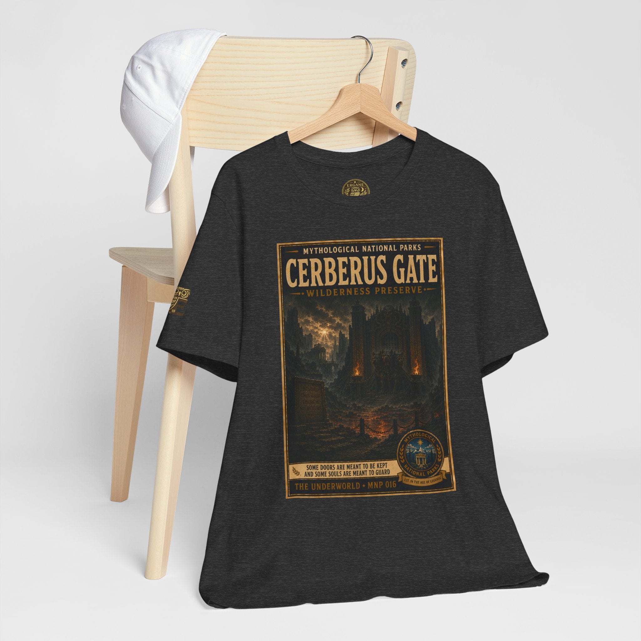Mythological National Parks Collection II- #016-016 -The Underworld | Vintage nature poster Tee | Mythological National Parks graphic shirt