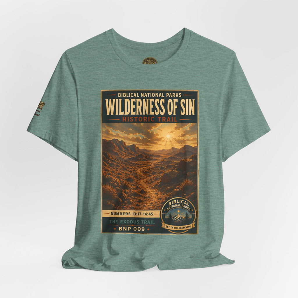 Biblical National Parks Collection II- The Exodus Trail #009/013 Exodus 13: 17 - 14:45 | Vintage nature poster Tee | Biblical national parks graphic shirt