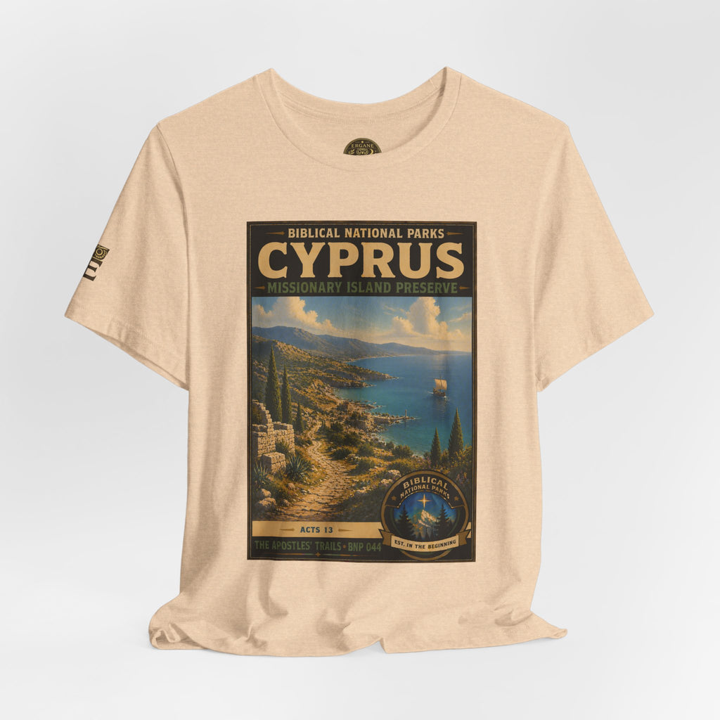 Biblical National Parks Collection VIII- The Apostles' Trails #044/049 | Acts 13 | Vintage nature poster Tee | Biblical national parks graphic shirt