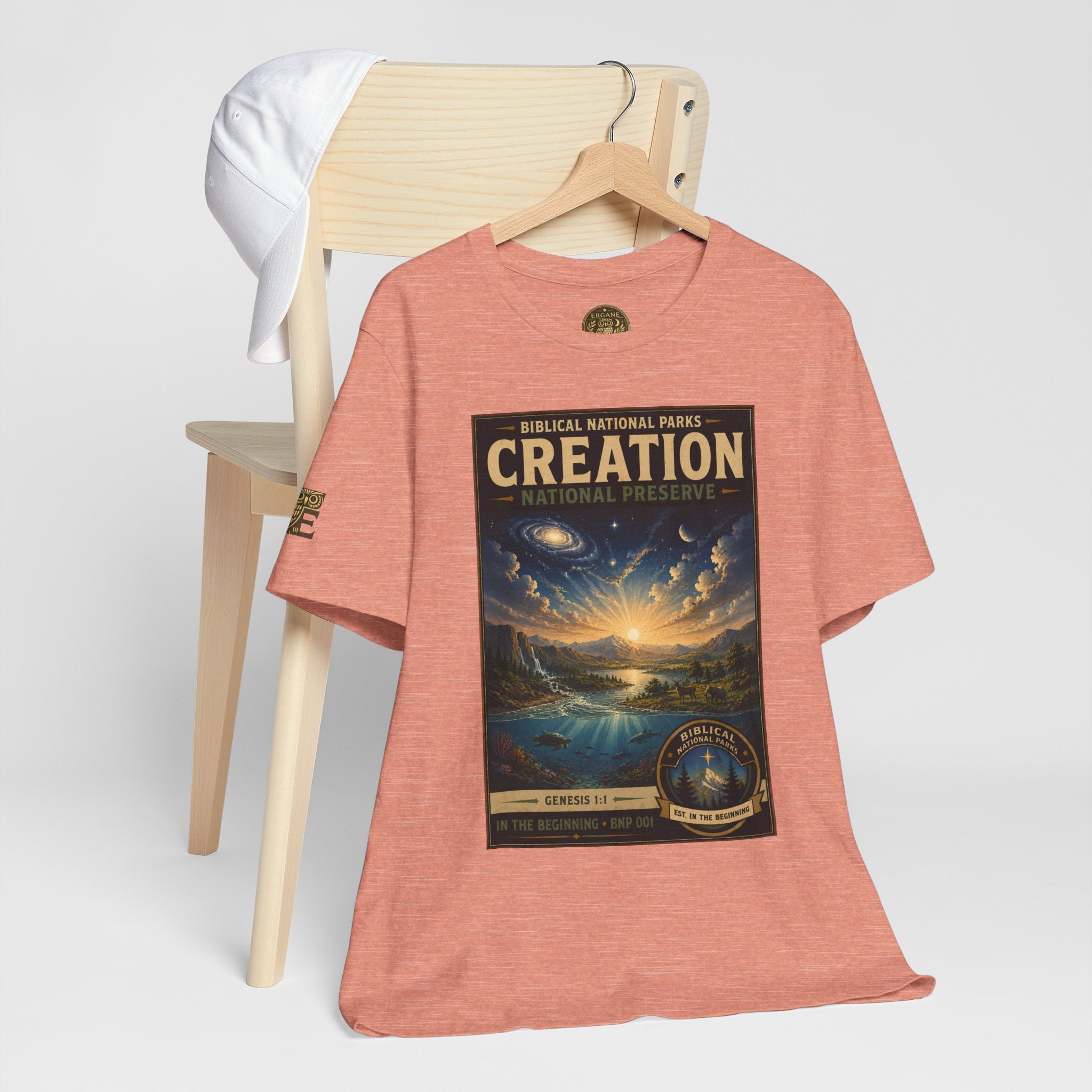 Biblical National Park Collection I- In The Beginning #001/006 - Genisis 1:1 T-Shirt | Biblical National Parks landscape tee