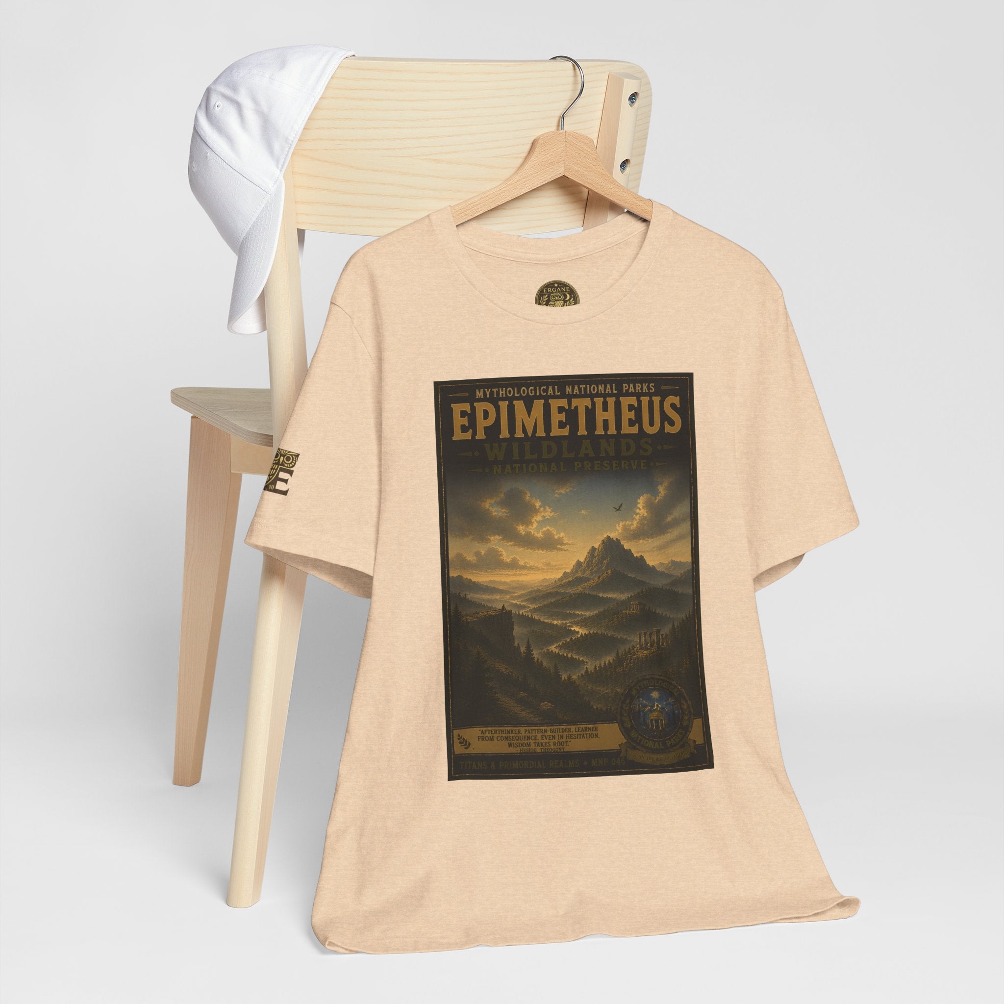 Mythological National Parks COLLECTION V- #046-050 TITANS & PRIMORDIAL REALMS | Vintage nature poster Tee | Mythological National Parks graphic shirt