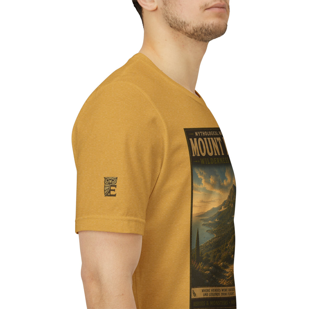 Mythological National Parks Collection III- #027-028 - Heros & Monsters | Vintage nature poster Tee | Mythological National Parks graphic shirt