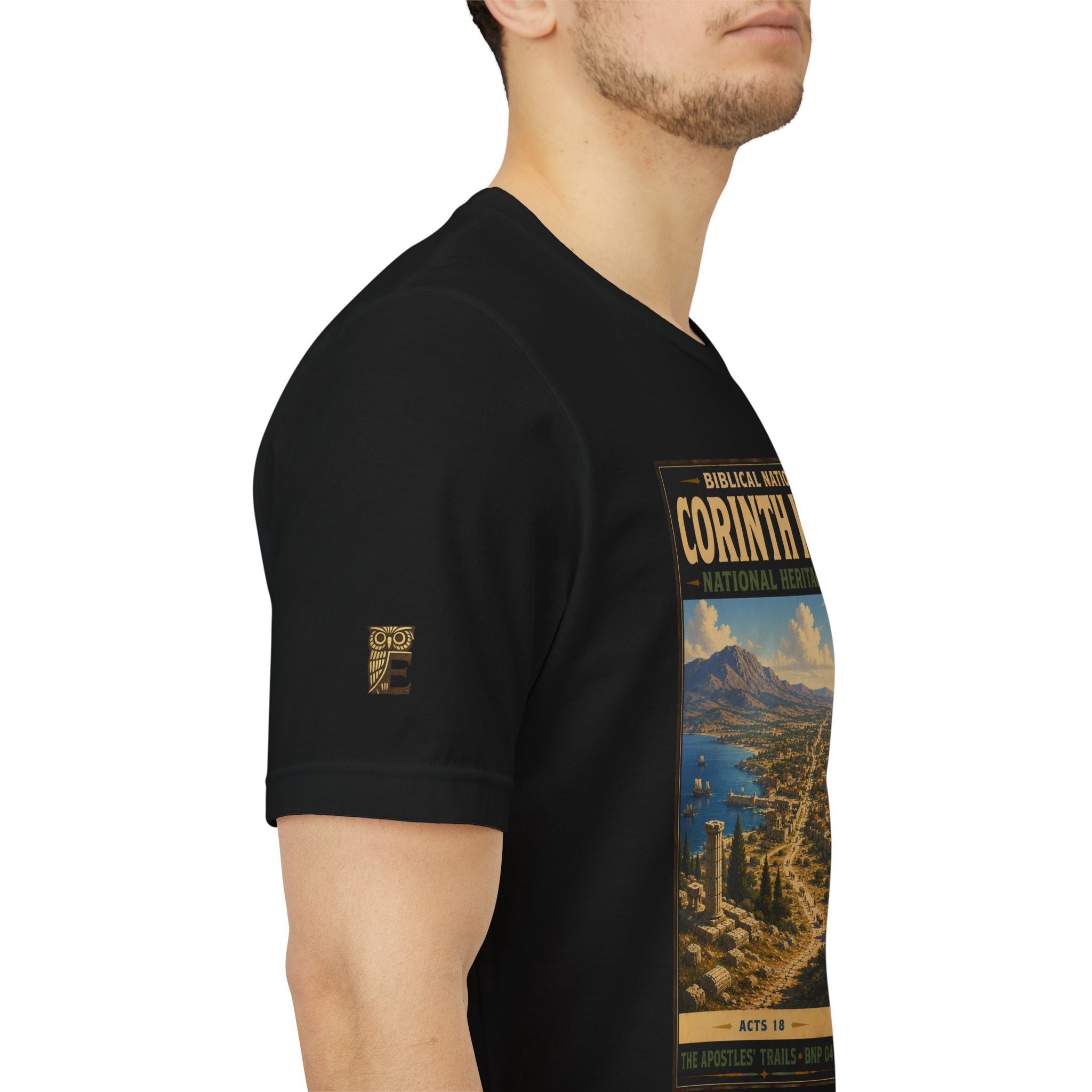 Biblical National Parks Collection VIII- The Apostles' Trails #047/049 | Acts 18 | Vintage nature poster Tee | Biblical national parks graphic shirt