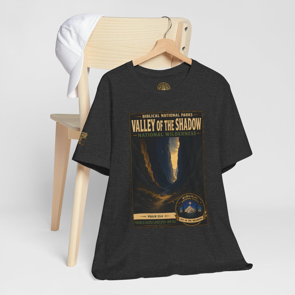 Biblical National Parks Collection IX- #052/054 -Psalms & Sacred Landscapes | Psalm 23:4 | Vintage nature poster Tee | Biblical national parks graphic shirt