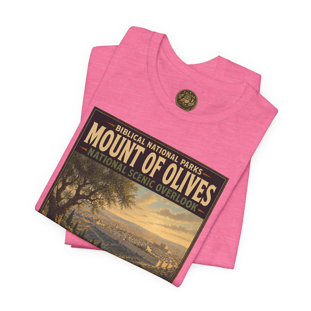 Biblical National Parks Collection VII- The Holy Week #036/041 | Matthew 21 - Luke 19 | Vintage nature poster Tee | Biblical national parks graphic shirt