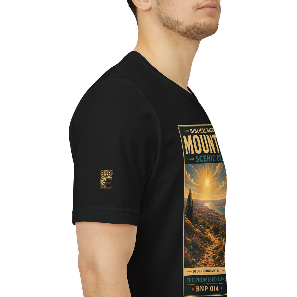 Biblical National Parks Collection III- The Promised Land #014/018 Deuteronomy 34:1 | Vintage nature poster Tee | Biblical national parks graphic shirt