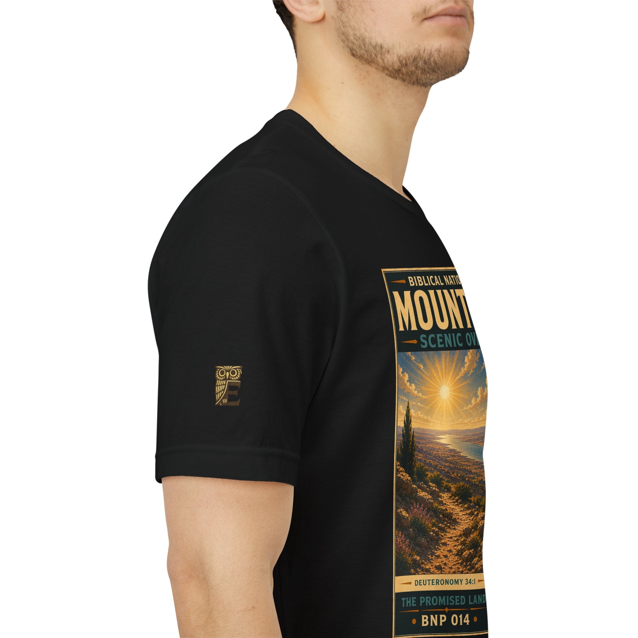 Biblical National Parks Collection III- The Promised Land #014/018 Deuteronomy 34:1 | Vintage nature poster Tee | Biblical national parks graphic shirt
