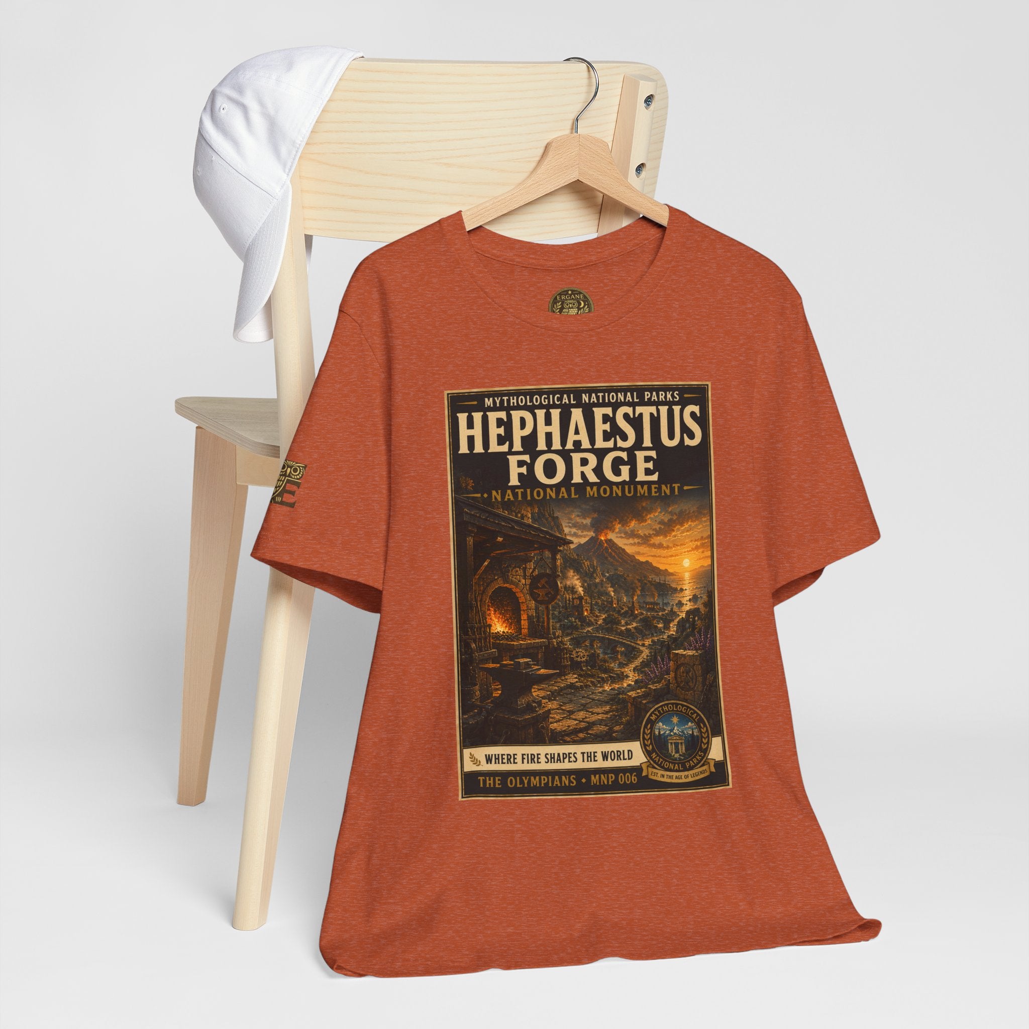 Mythological National Parks Collection I- #006-007 -The Olympians | Vintage nature poster Tee | Mythological National Parks graphic shirt