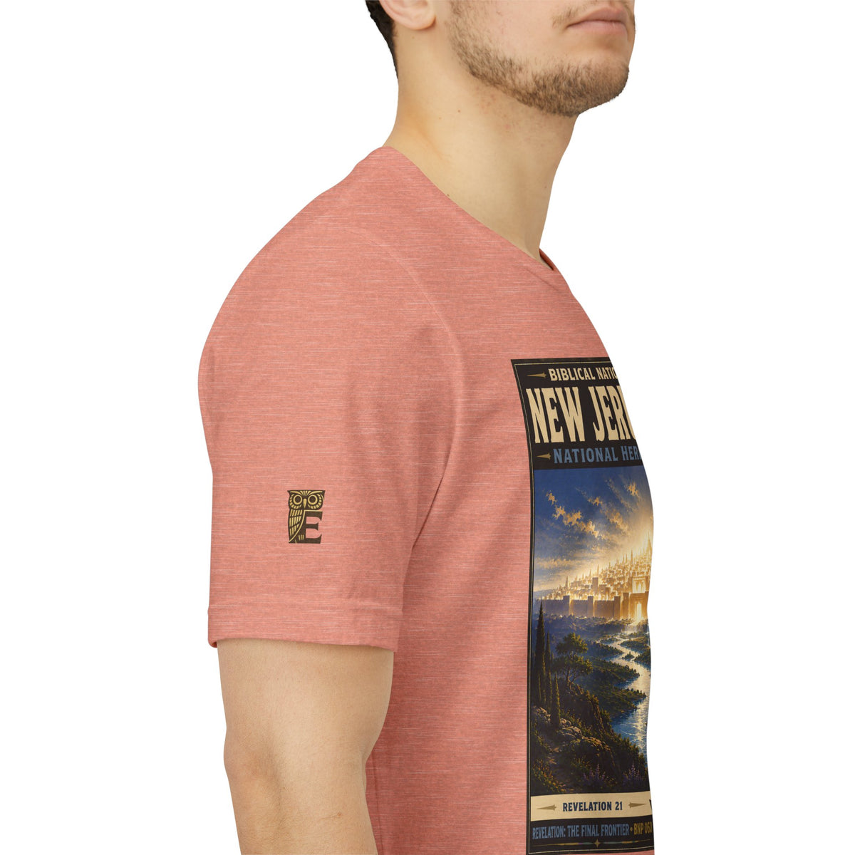Biblical National Parks Collection X- #060/061 - Revelation: The Final Frontier | Revelation 21 | Vintage nature poster Tee | Biblical national parks graphic shirt 2