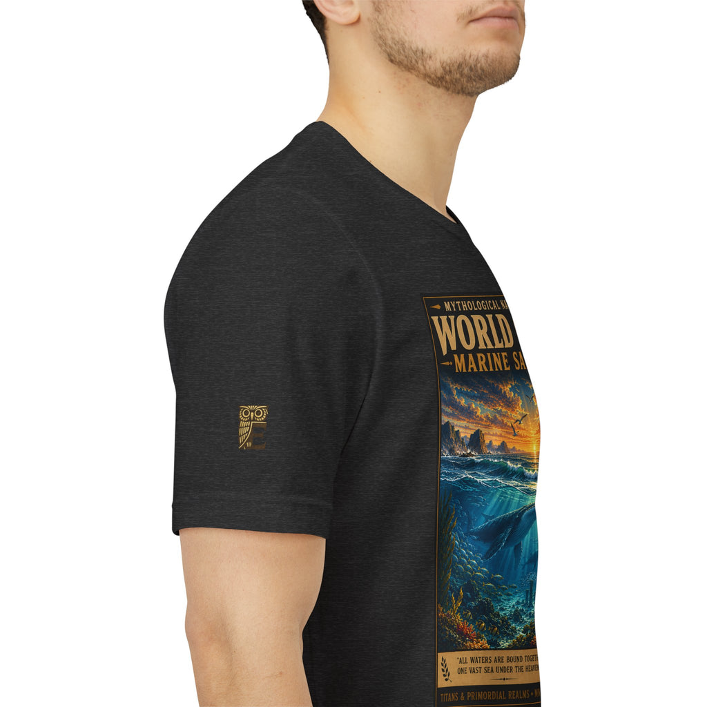 Mythological National Parks COLLECTION V- #050-050 TITANS & PRIMORDIAL REALMS | Vintage nature poster Tee | Mythological National Parks graphic shirt