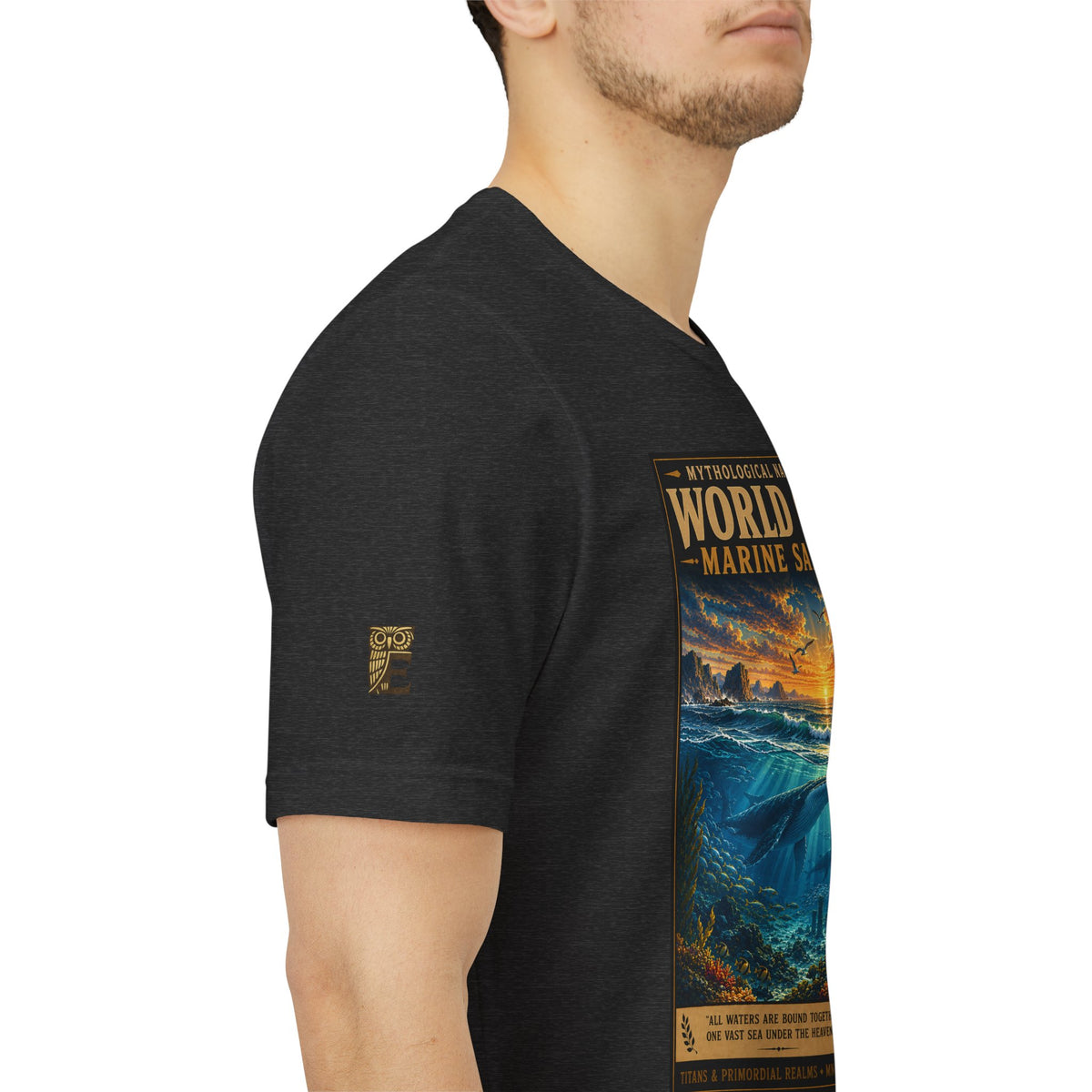Mythological National Parks COLLECTION V- #050-050 TITANS & PRIMORDIAL REALMS | Vintage nature poster Tee | Mythological National Parks graphic shirt