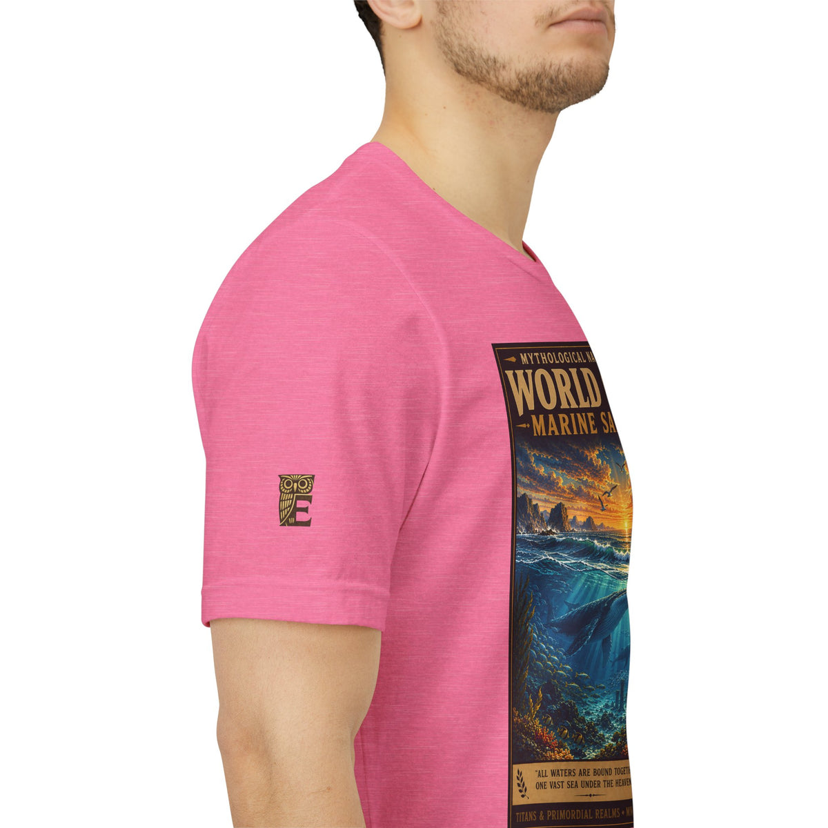 Mythological National Parks COLLECTION V- #050-050 TITANS & PRIMORDIAL REALMS | Vintage nature poster Tee | Mythological National Parks graphic shirt