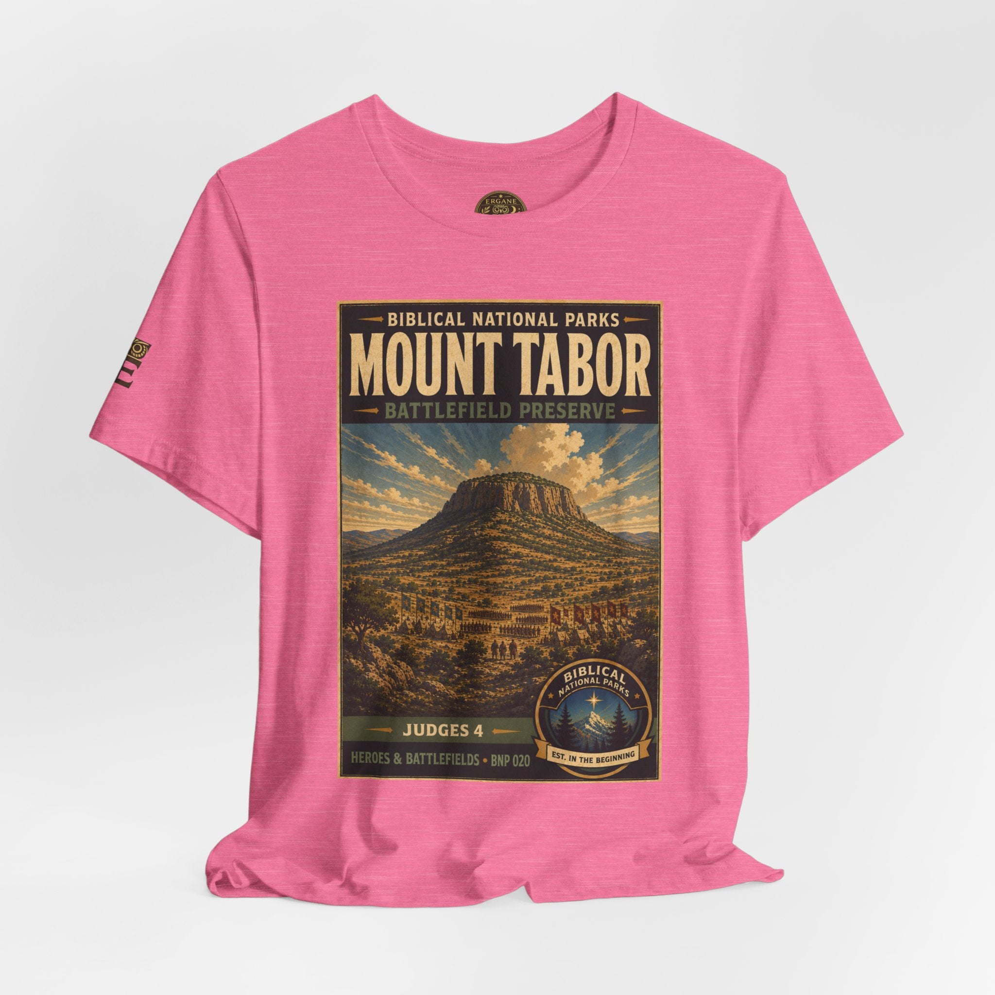 Biblical National Parks Collection IV- Heros & Battlefields #020/023 Judges 4 | Vintage nature poster Tee | Biblical national parks graphic shirt