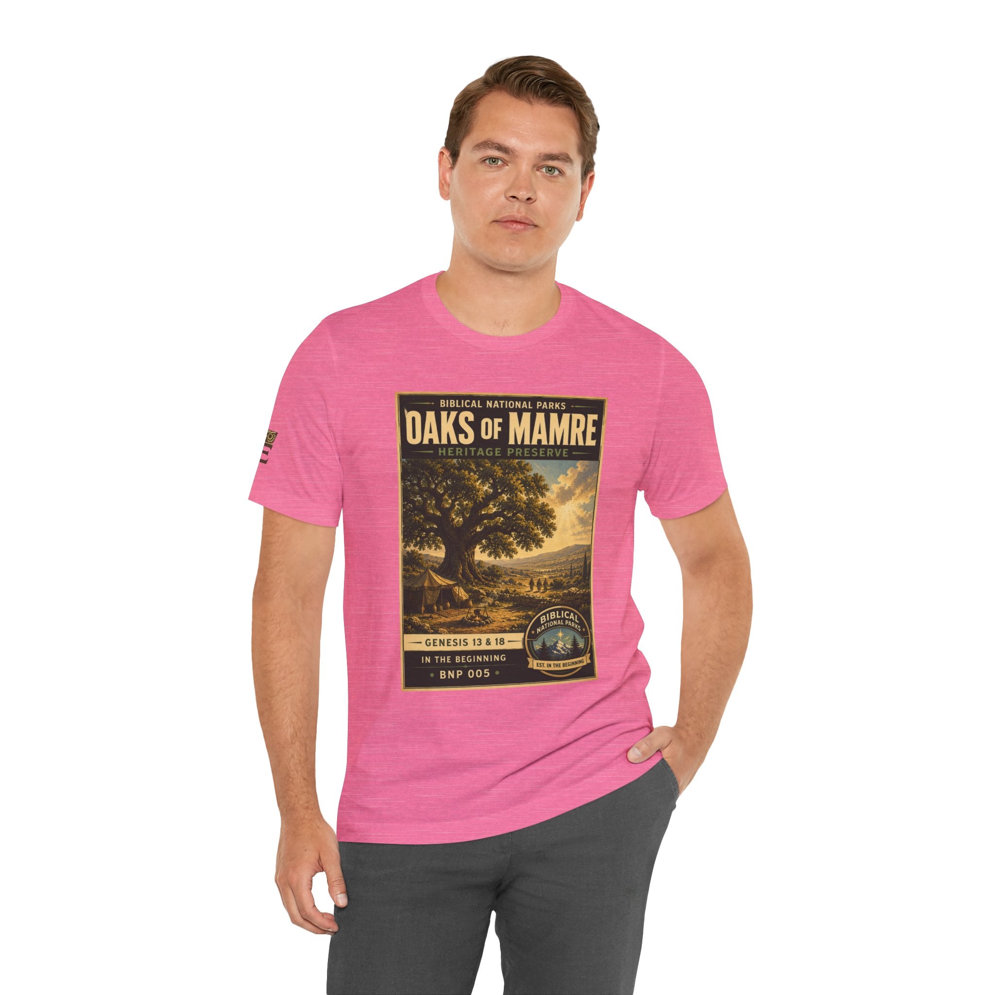 Biblical National Parks Collection I- In The Beginning #005/006 Genesis 13 & 18 | Vintage nature poster Tee | Biblical national parks graphic shirt