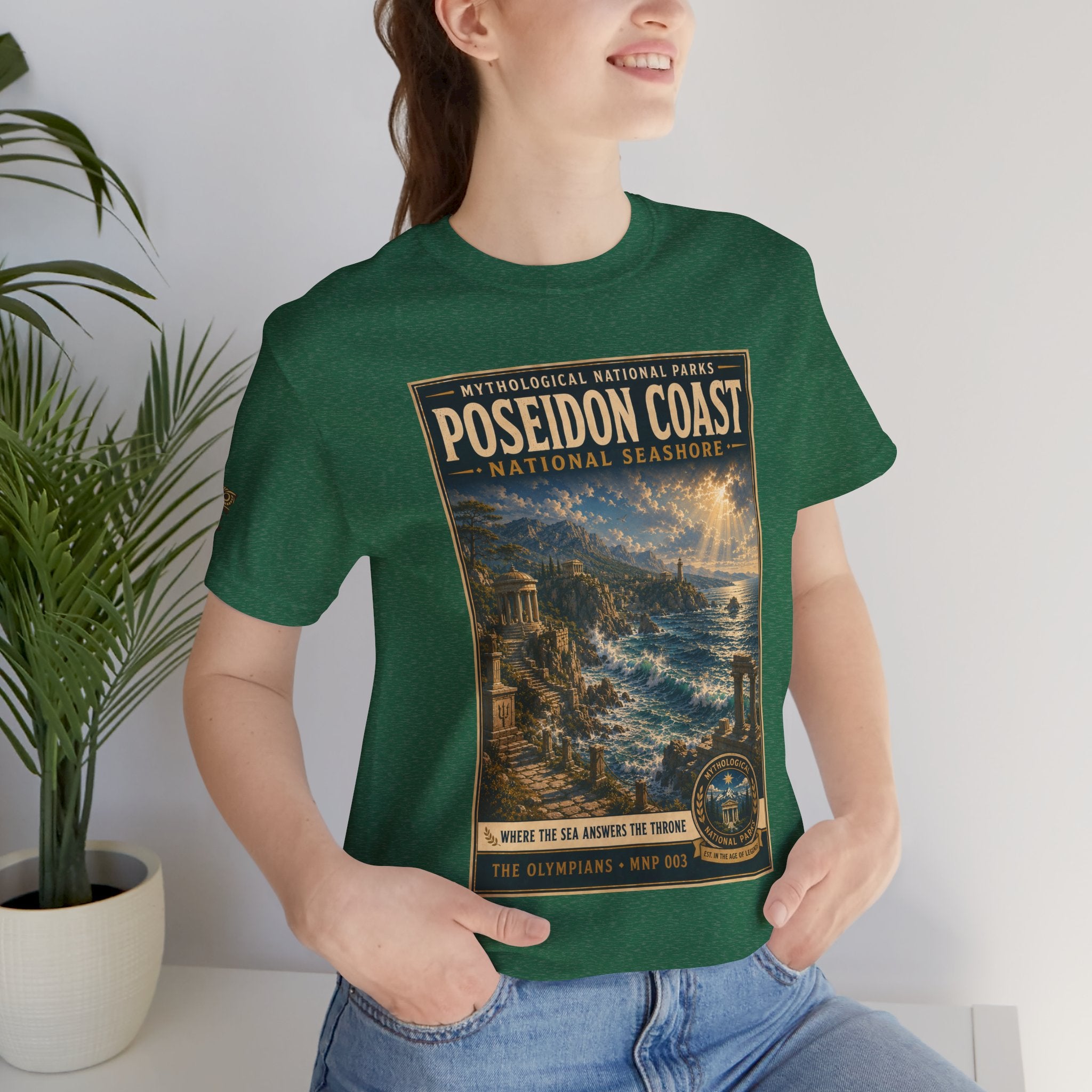 Mythological National Parks Collection I- #003-007 - The Olympians | Vintage nature poster Tee | Mythological National Parks graphic shirt