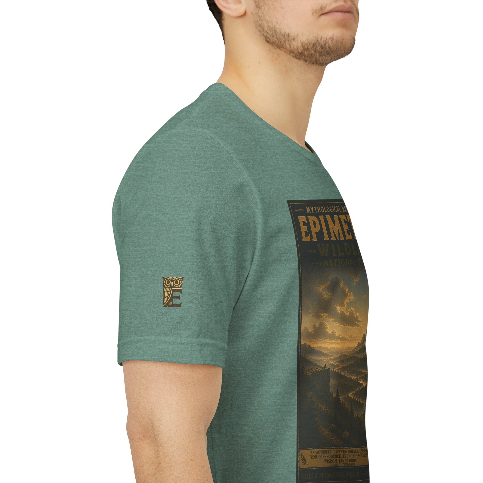 Mythological National Parks COLLECTION V- #046-050 TITANS & PRIMORDIAL REALMS | Vintage nature poster Tee | Mythological National Parks graphic shirt