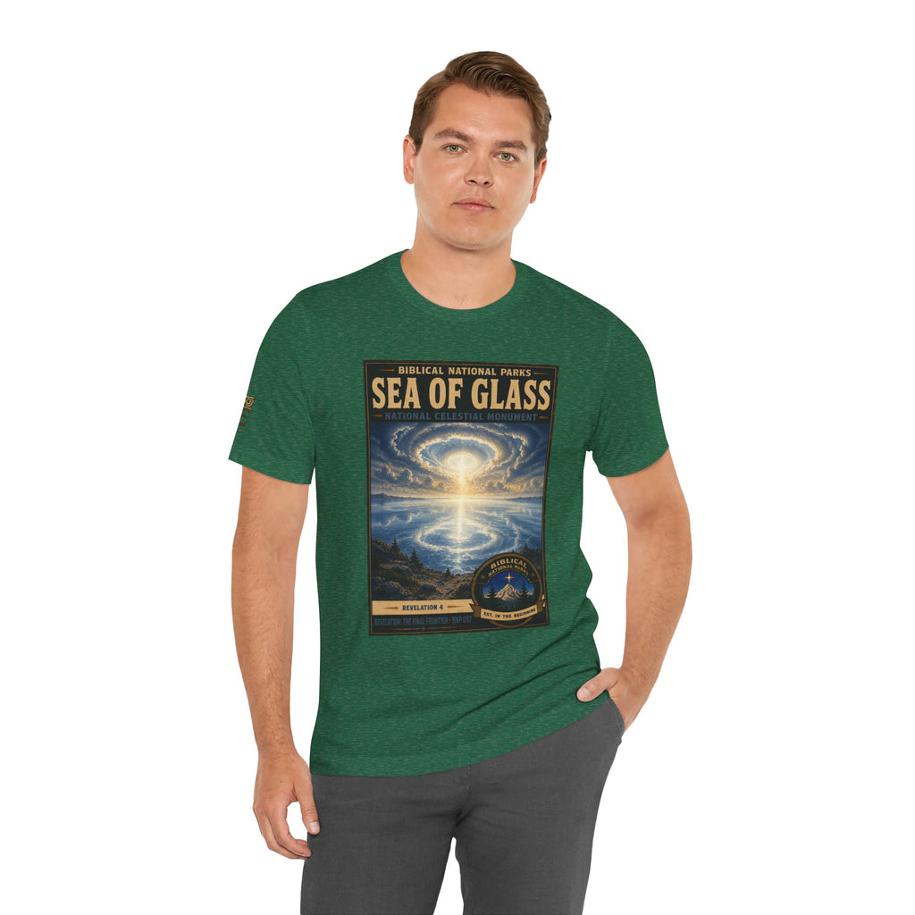 Biblical National Parks Collection X- #057/061 - Revelation: The Final Frontier | Revelation 4 | Vintage nature poster Tee | Biblical national parks graphic shirt